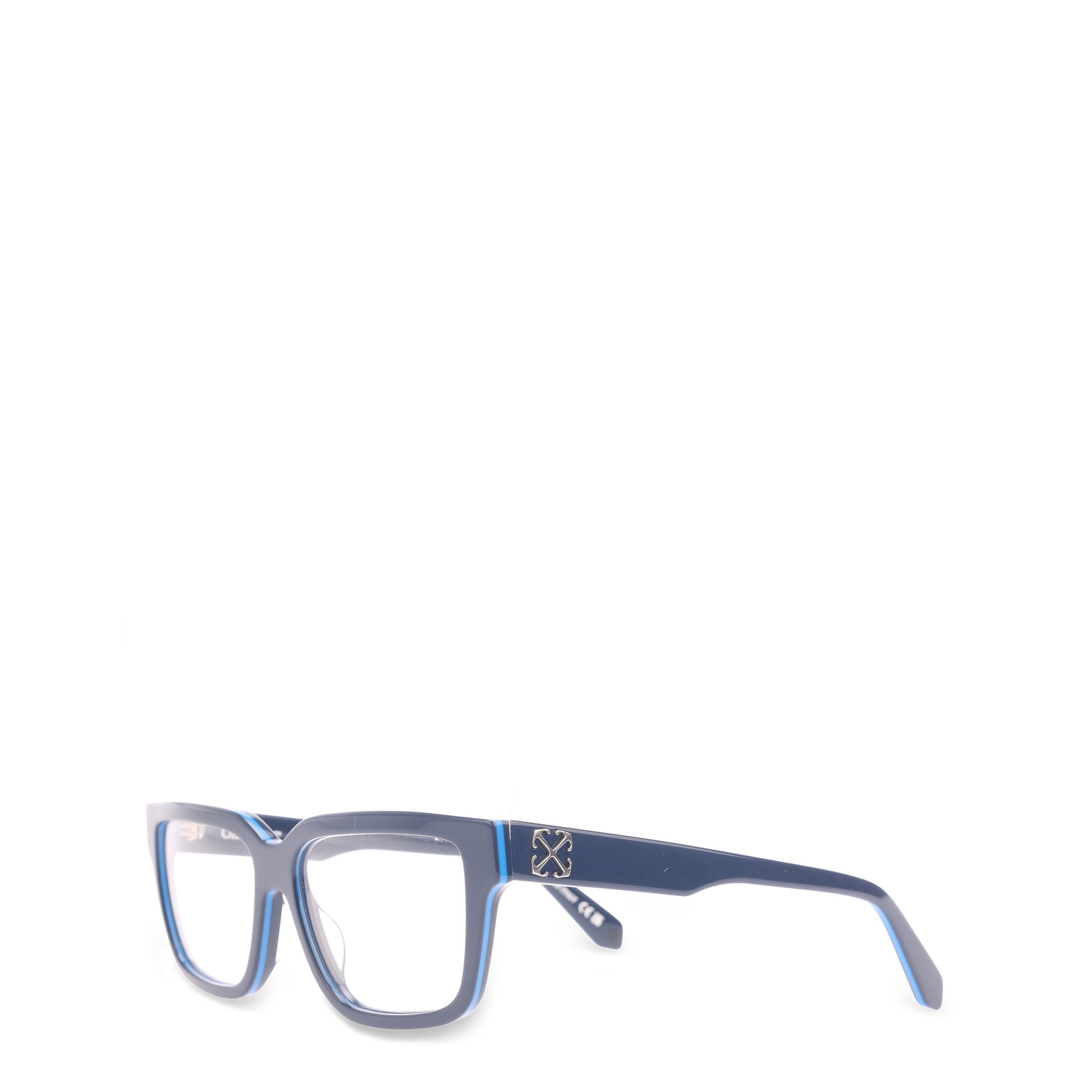 Off White Reading Glasses - Dark Blue