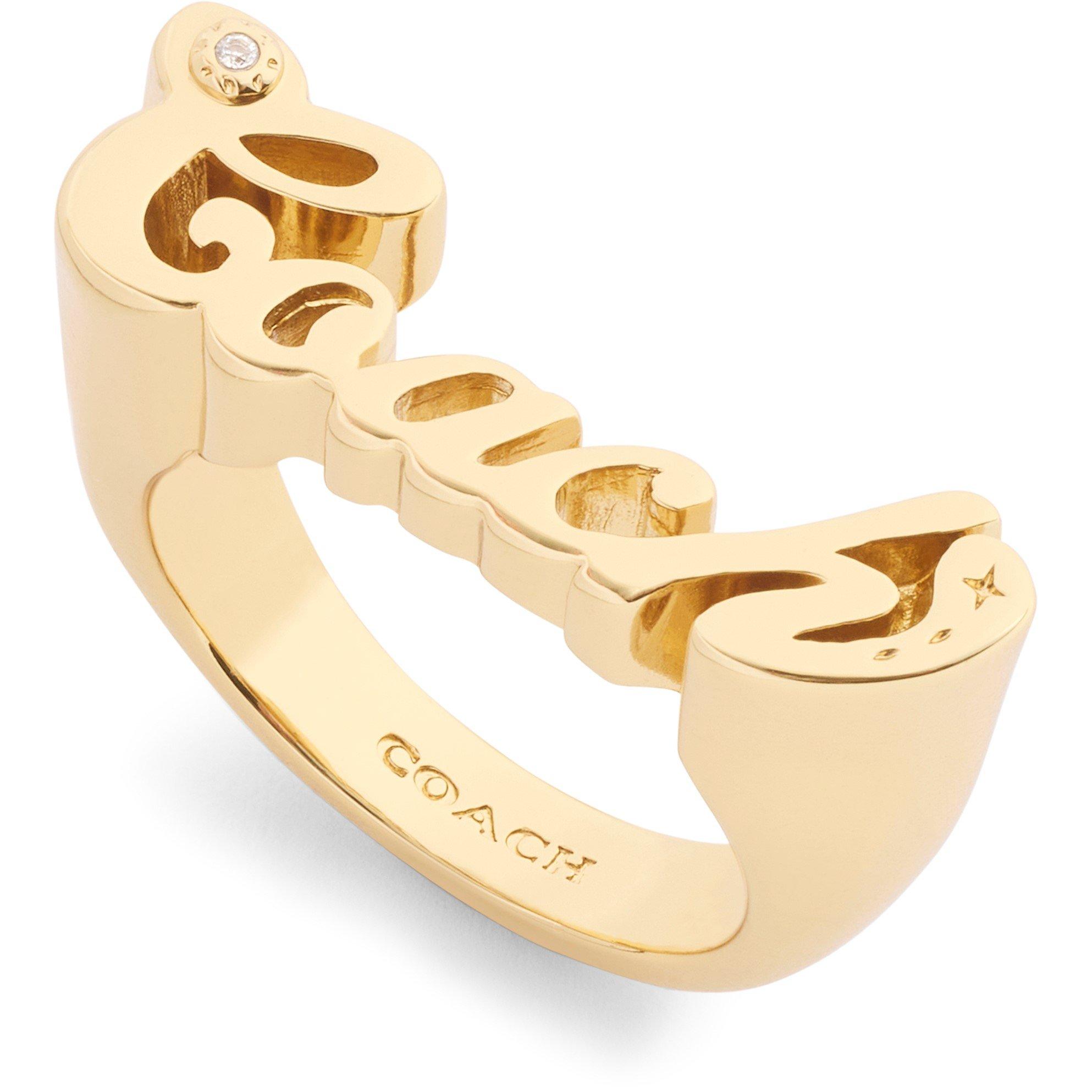 gold - Coach - Coach J Nameplt Rng Ld61 - 2