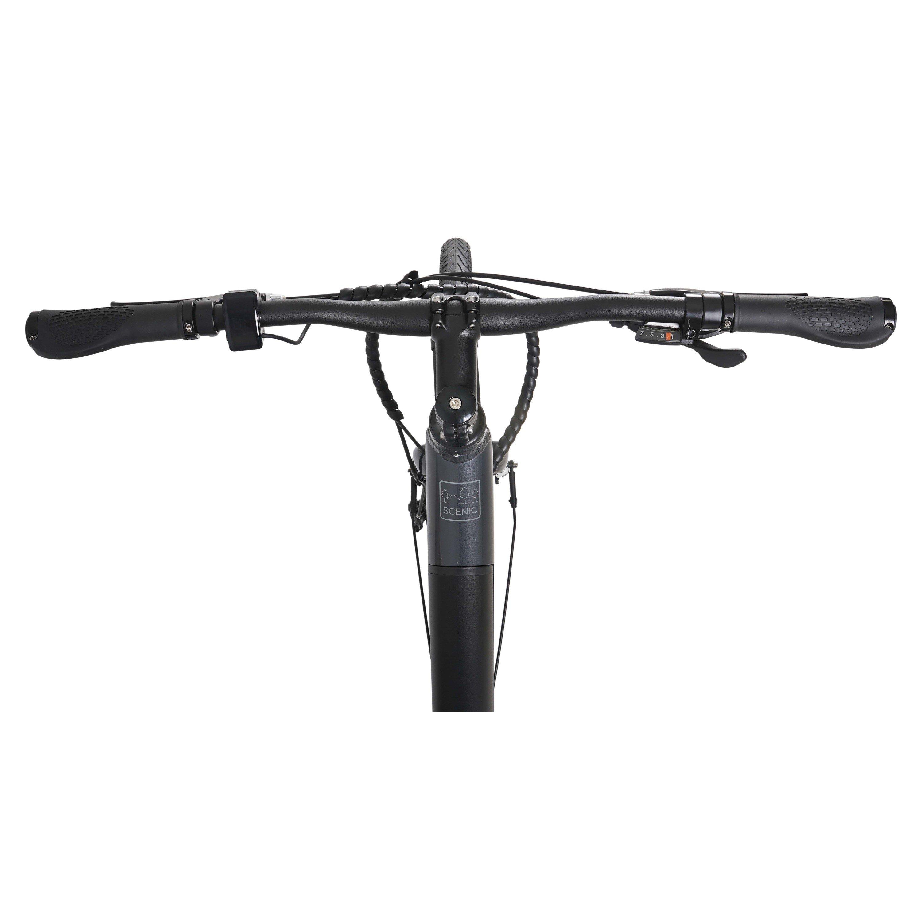 Grey - Dawes - Dawes Scenic Low Step Electric Hybrid Bike - 5