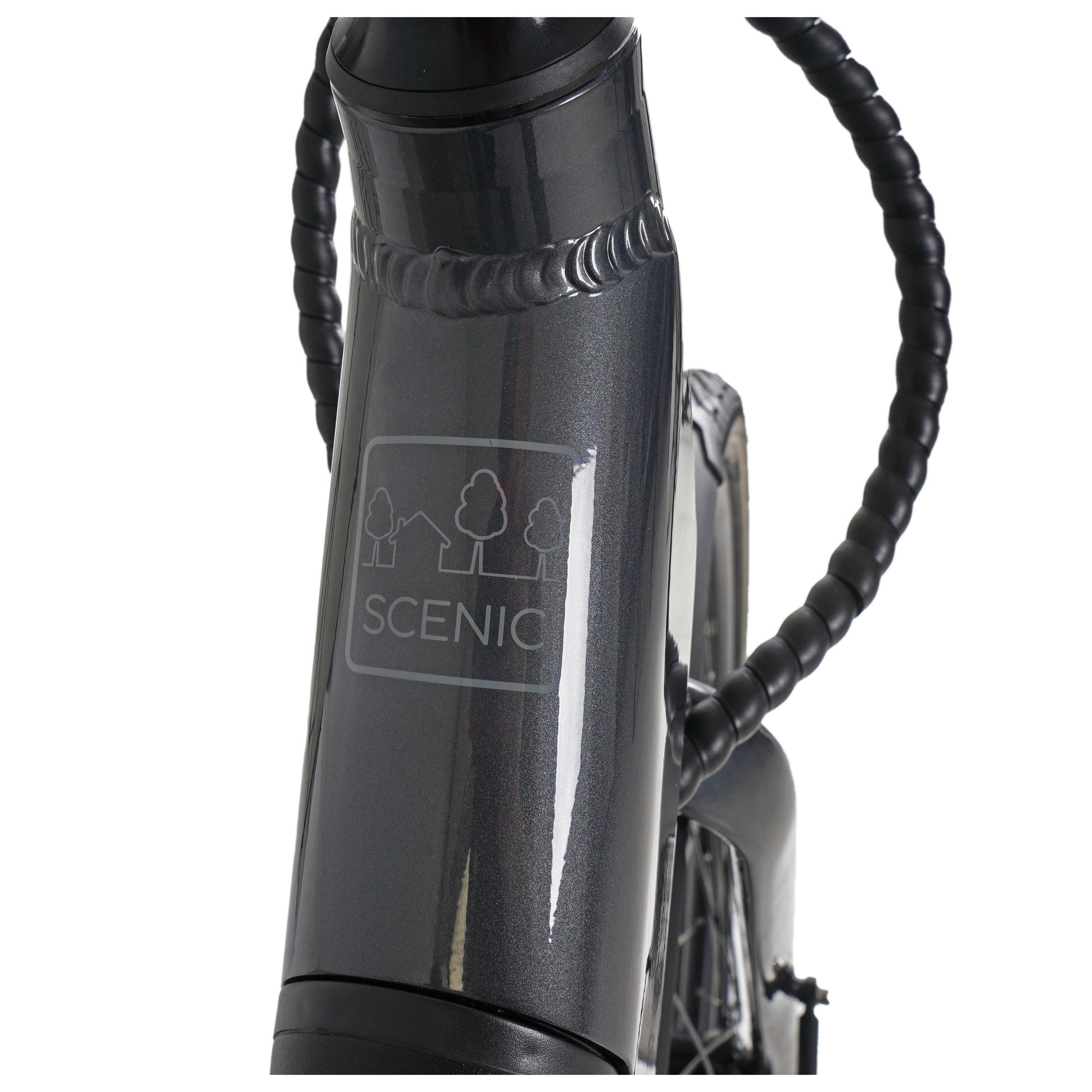 Grey - Dawes - Dawes Scenic Low Step Electric Hybrid Bike - 6