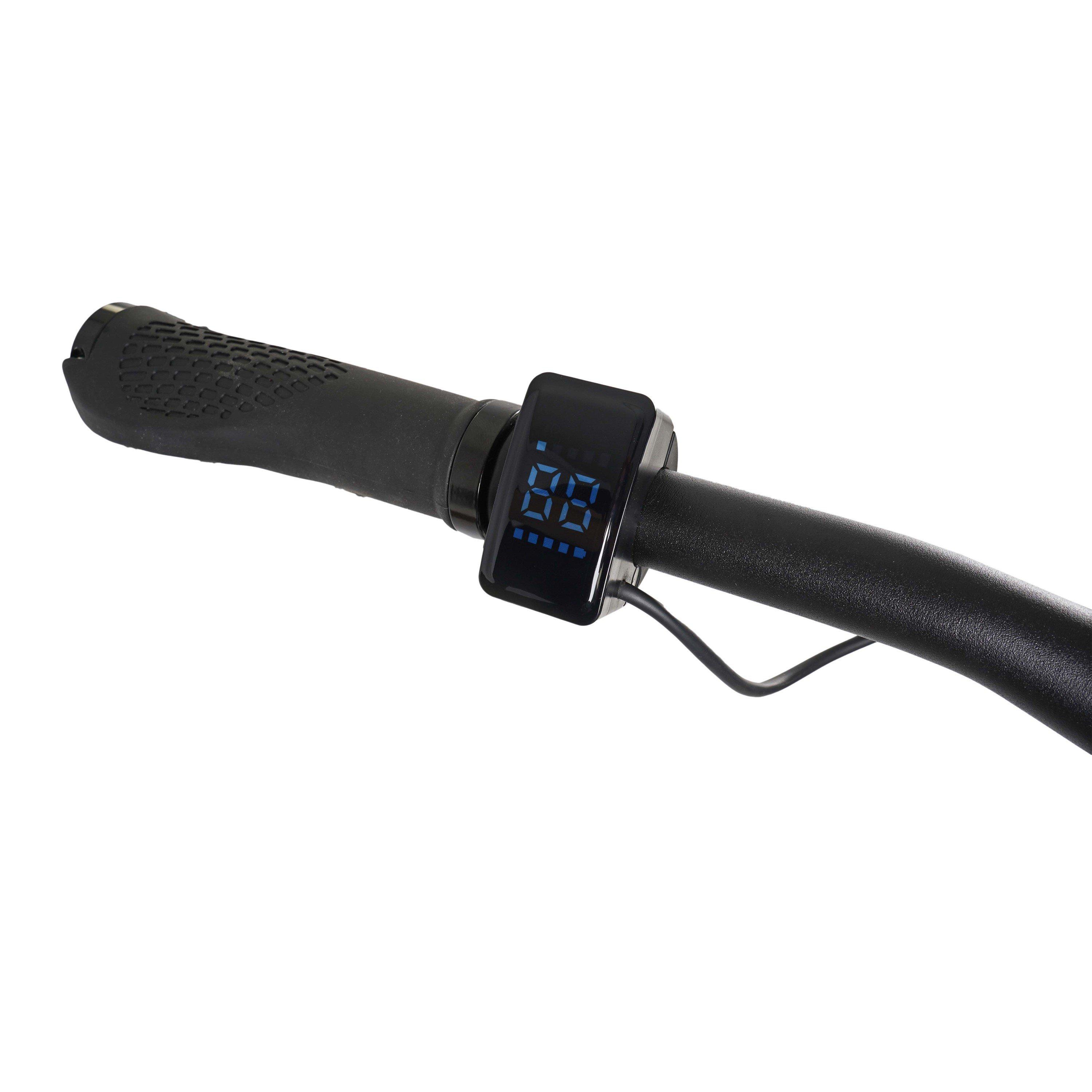 Grey - Dawes - Dawes Scenic Low Step Electric Hybrid Bike - 9