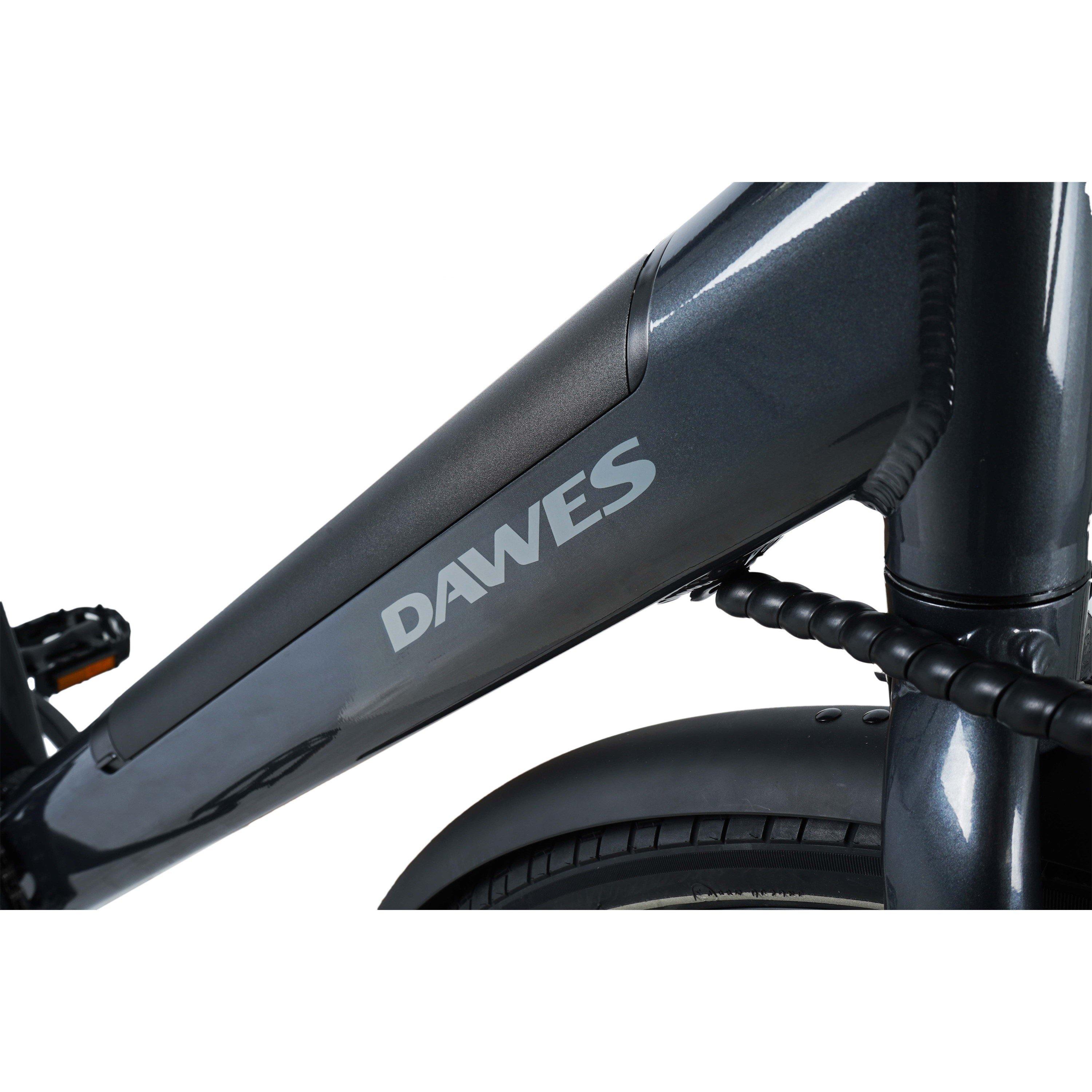 Grey - Dawes - Dawes Scenic Crossbar Electric Hybrid Bike - 4