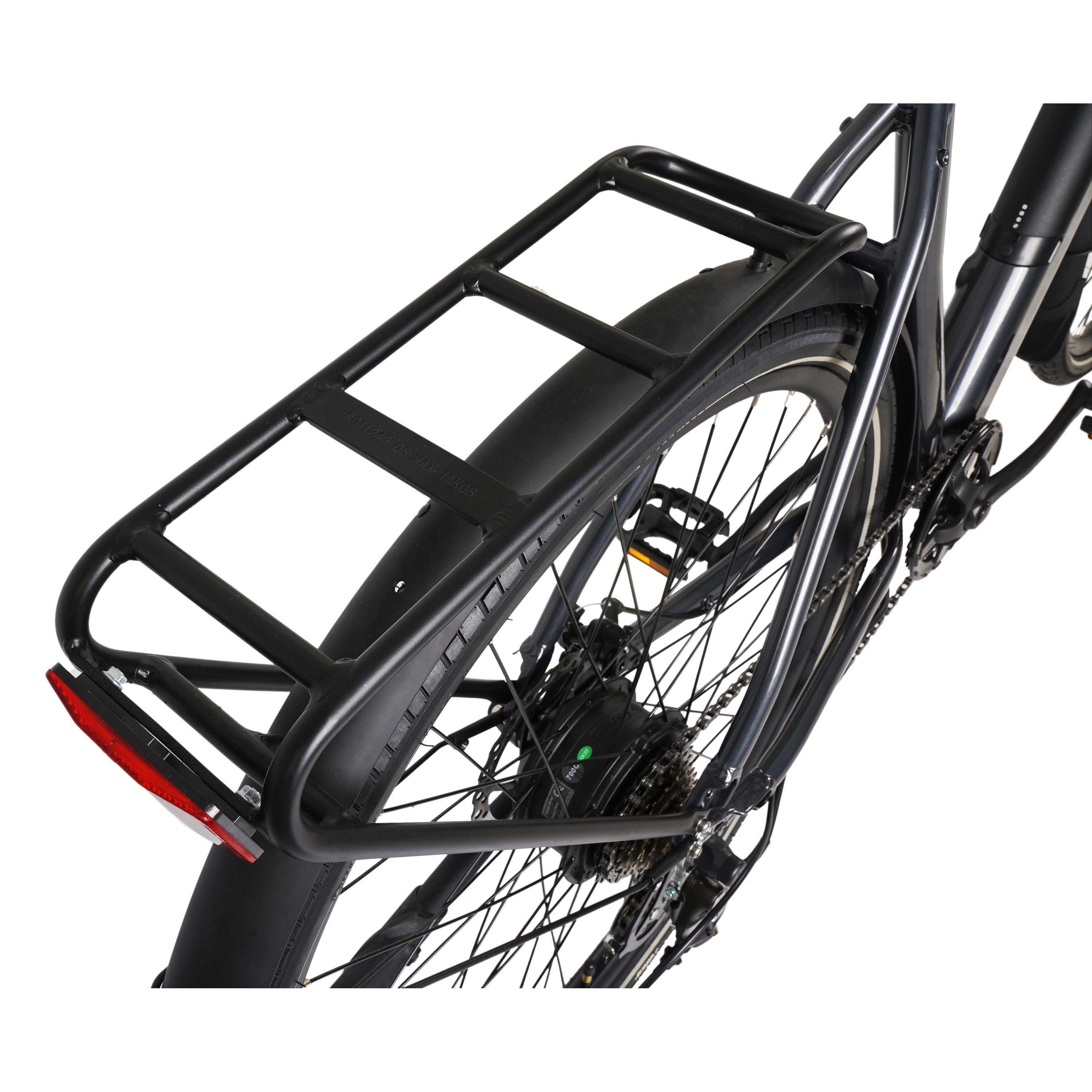 Grey - Dawes - Dawes Scenic Crossbar Electric Hybrid Bike - 7