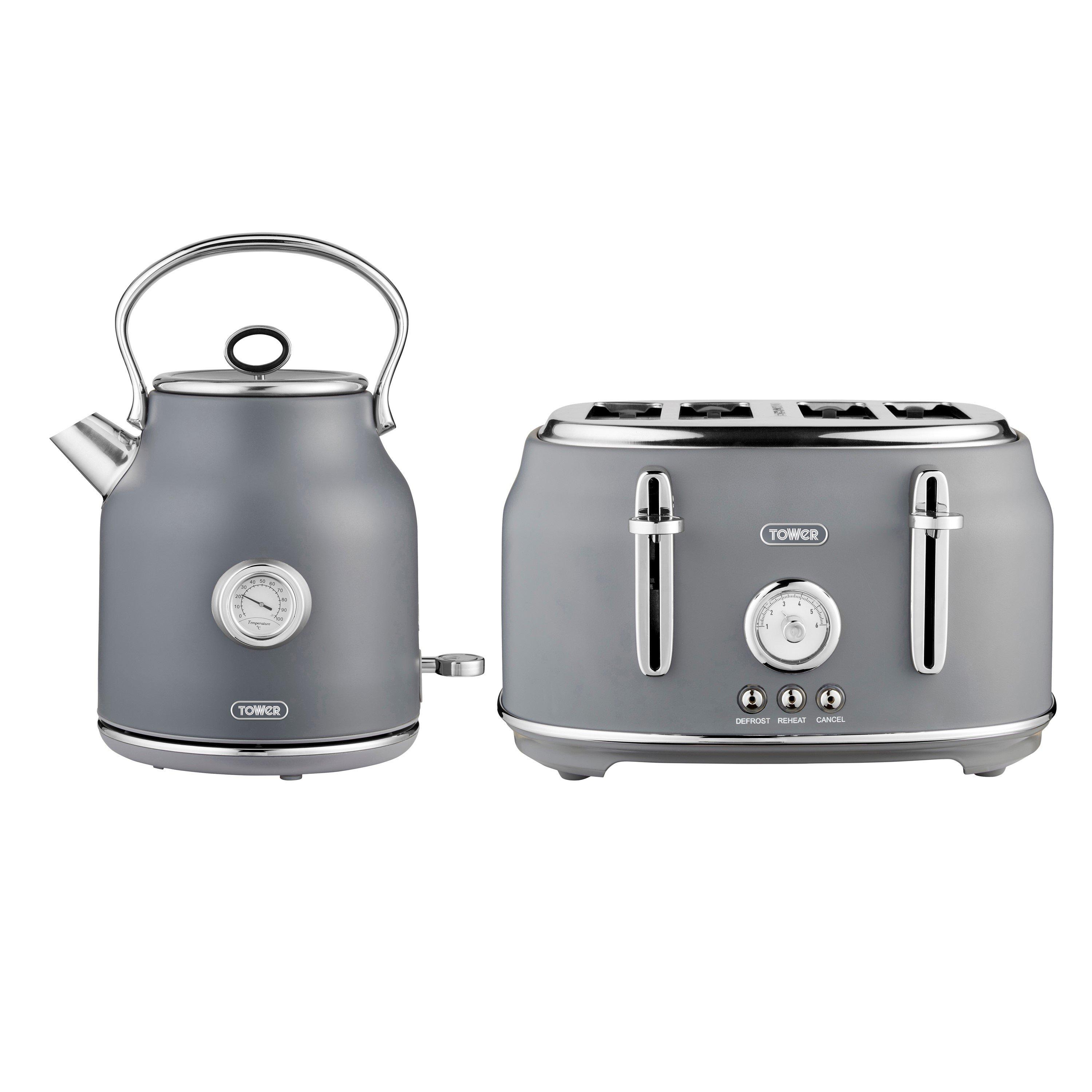 None - Tower - Tower Renaissance 1.7L Kettle & 4 Slice Toaster - 1