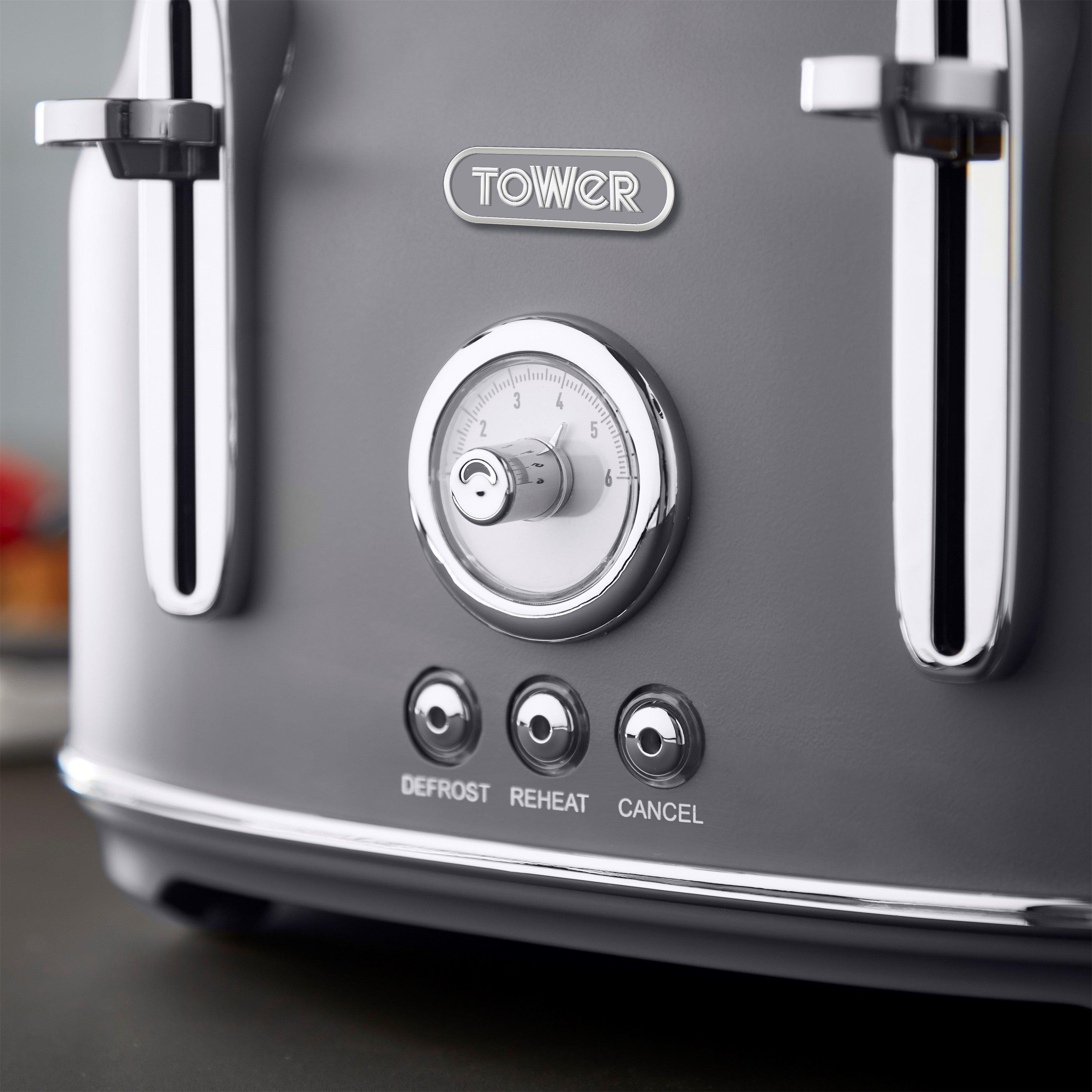 None - Tower - Tower Renaissance 1.7L Kettle & 4 Slice Toaster - 6