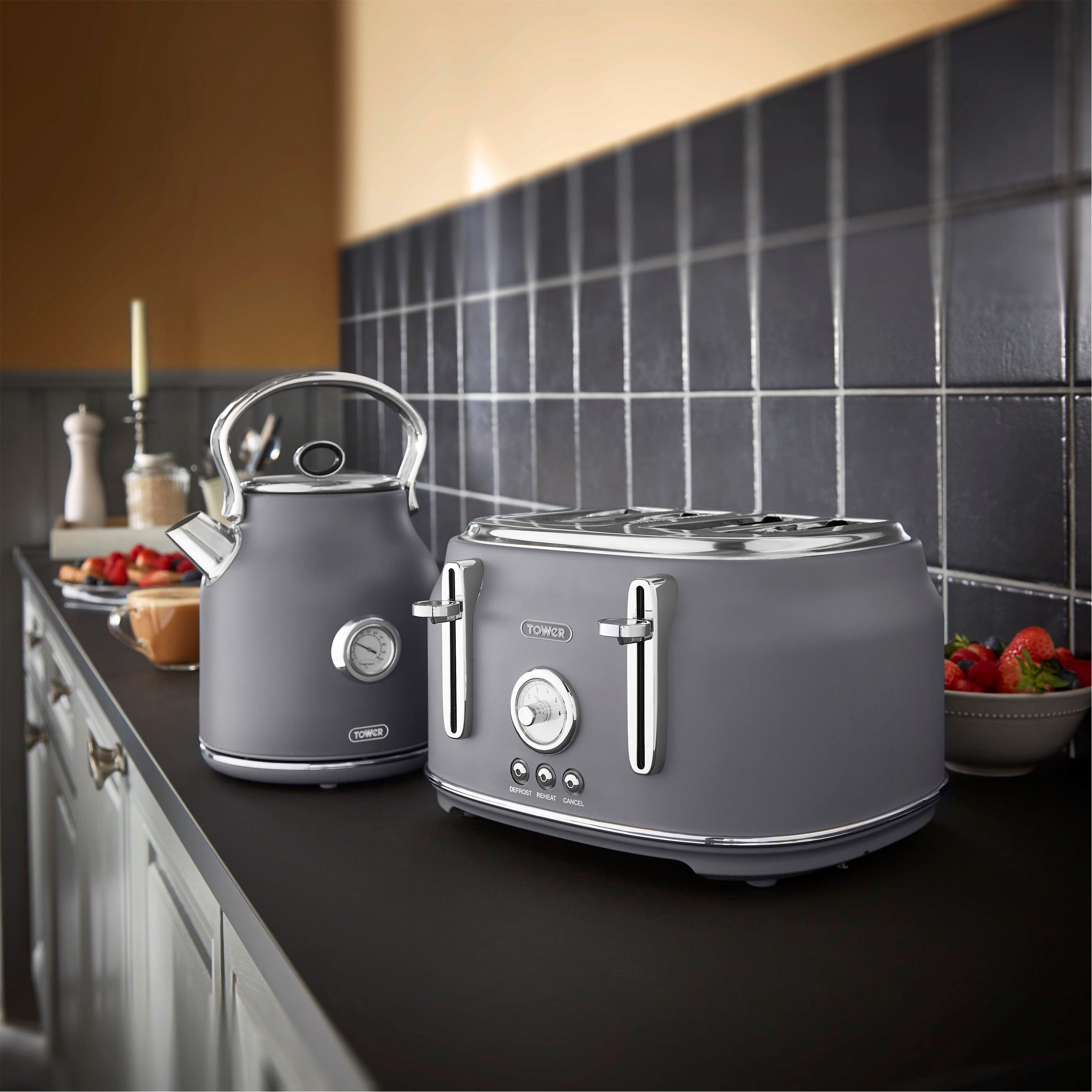 None - Tower - Tower Renaissance 1.7L Kettle & 4 Slice Toaster - 7