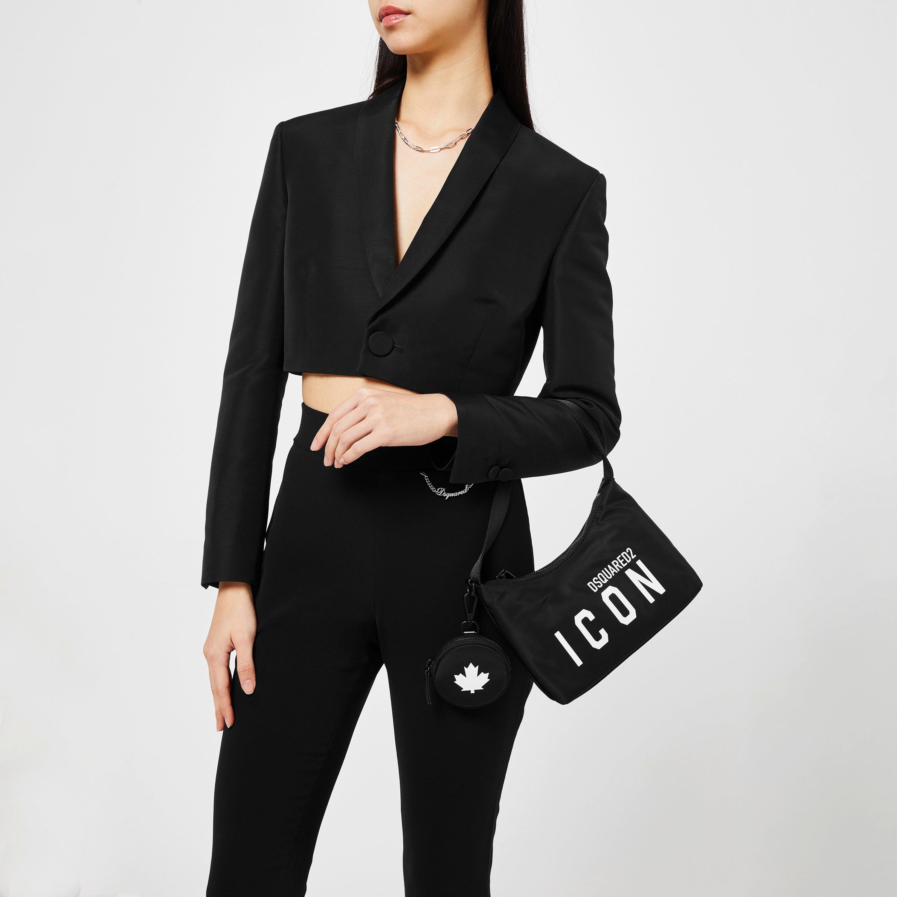 Black M436 - DSquared2 - Icon Hobo Bag - 2