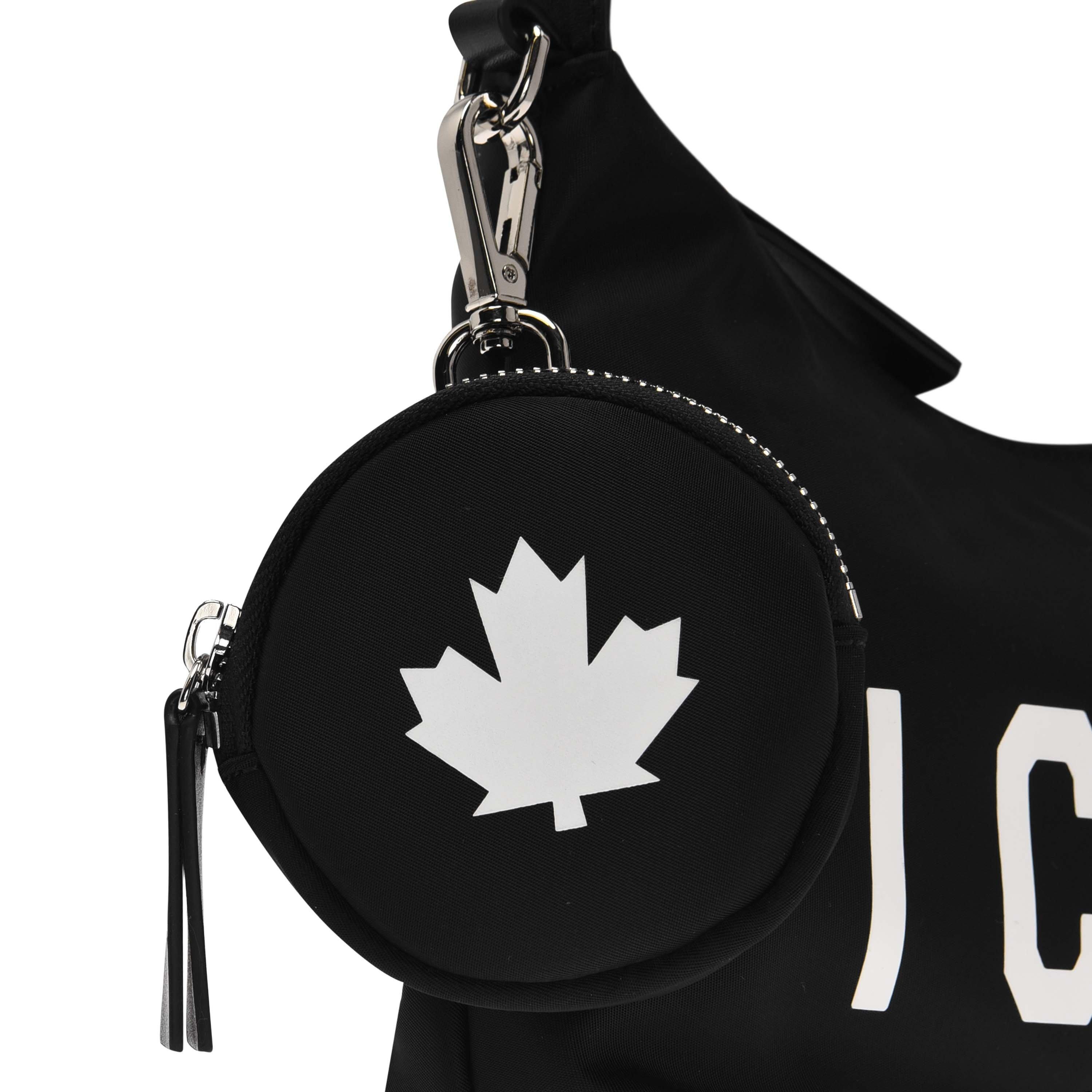 Black M436 - DSquared2 - Icon Hobo Bag - 3