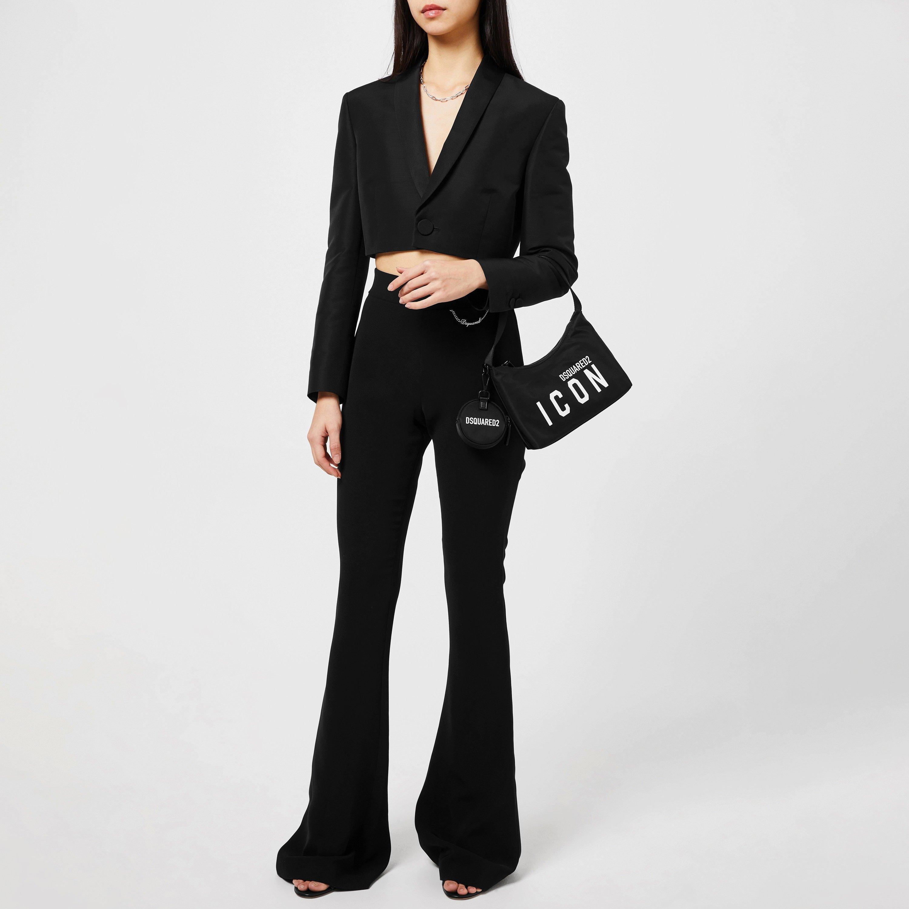 Black M436 - DSquared2 - Icon Hobo Bag - 5