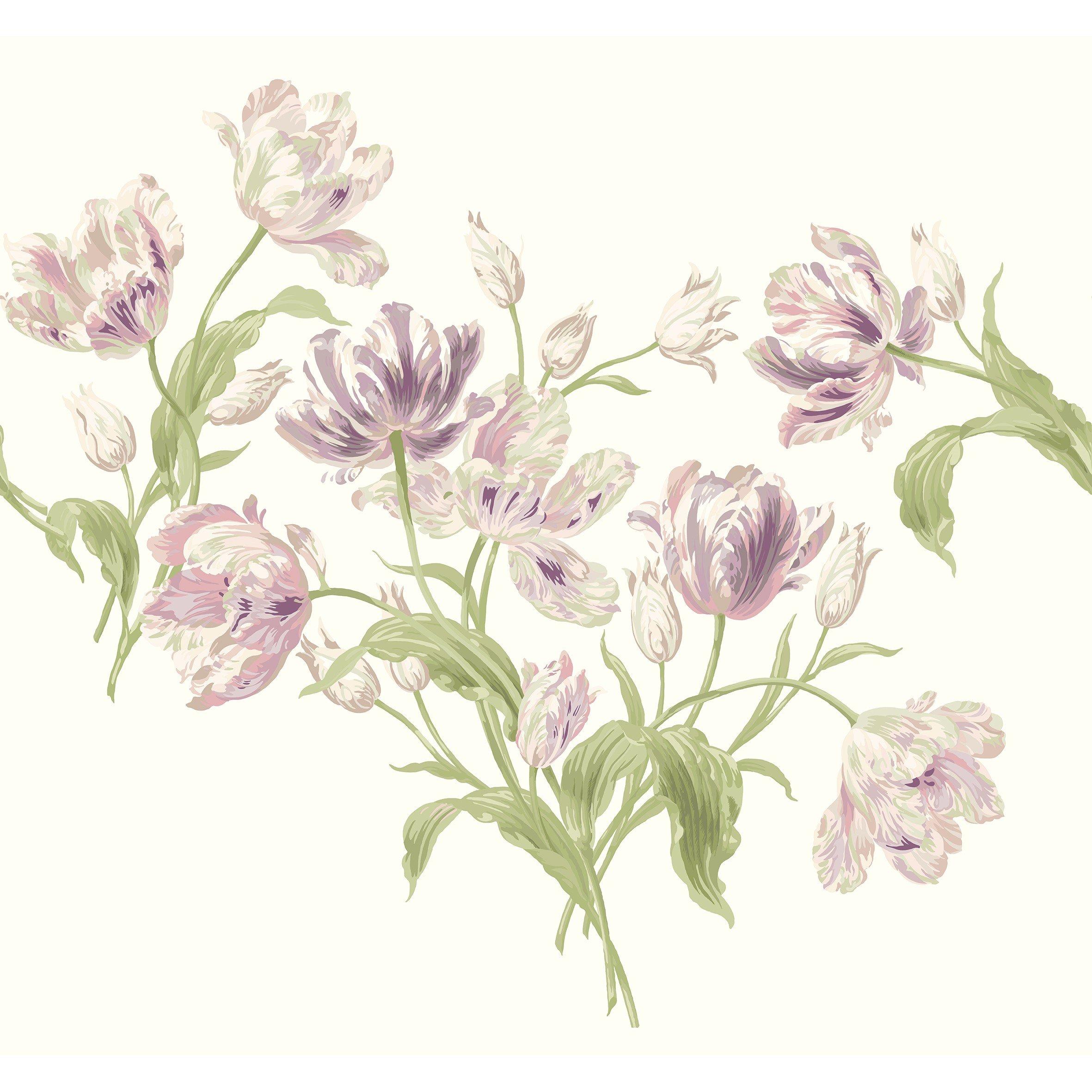 Grape - Laura Ashley - Gosford Grape Fixed Size Mural - 2