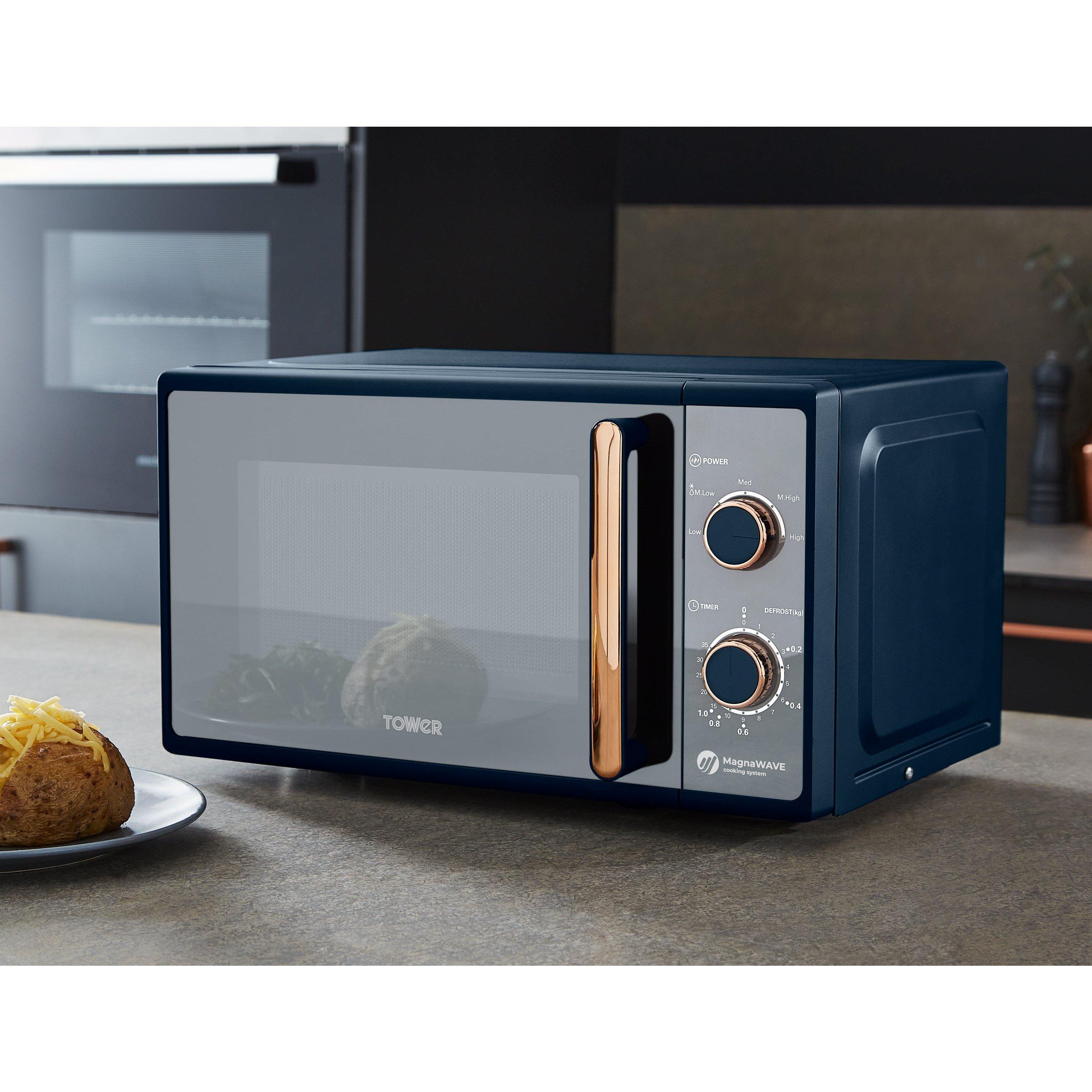 None - Tower - 1.7L Kettle, 4 Slice Toaster & 20L Microwave - 3