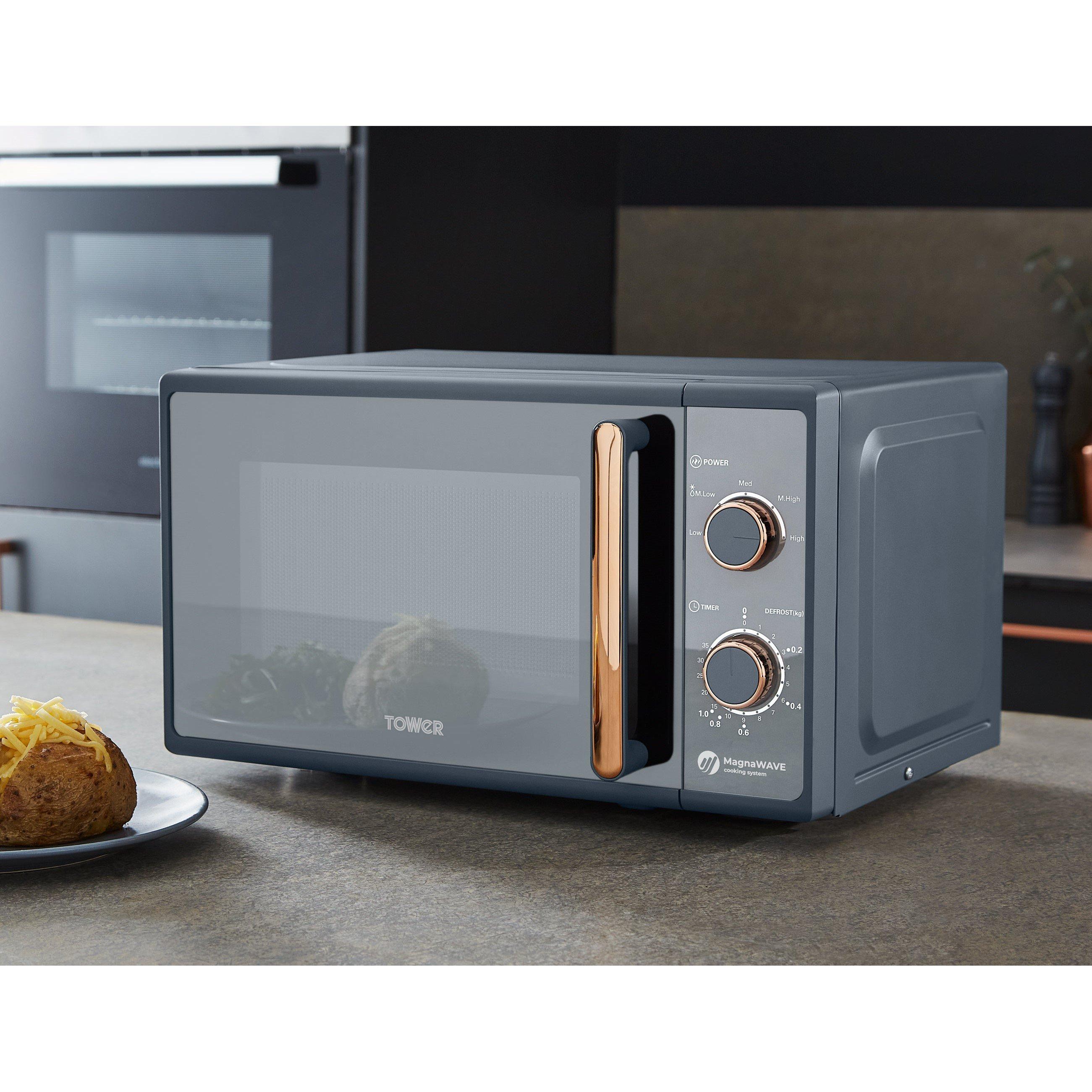 None - Tower - Tower 1.7L Kettle, 4 Slice Toaster & 20L Microwave - 3