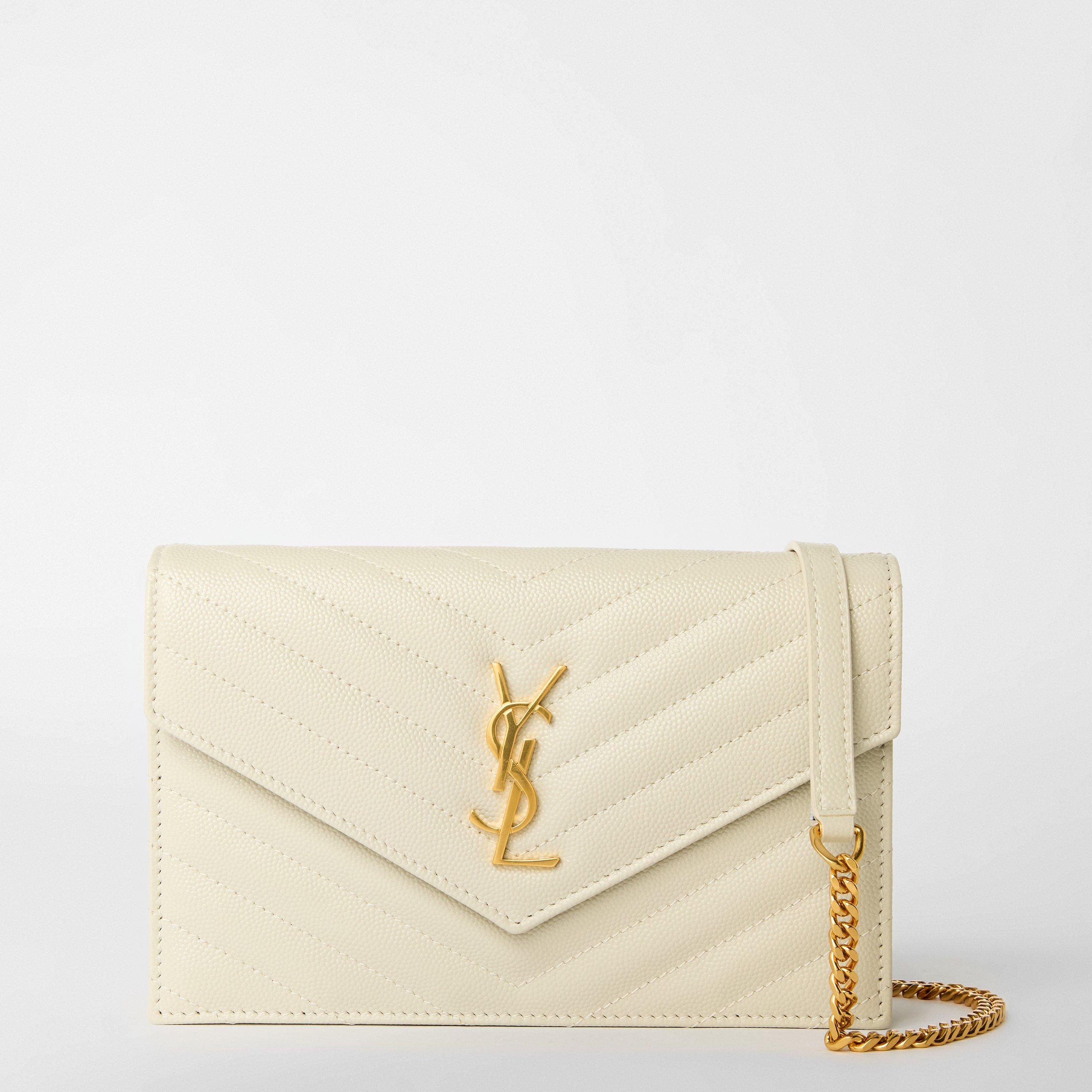ysl monogram envelope wallet