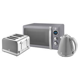 Swan Swan 1.5L Kettle, 4 Slice Toaster & 20L Microwave