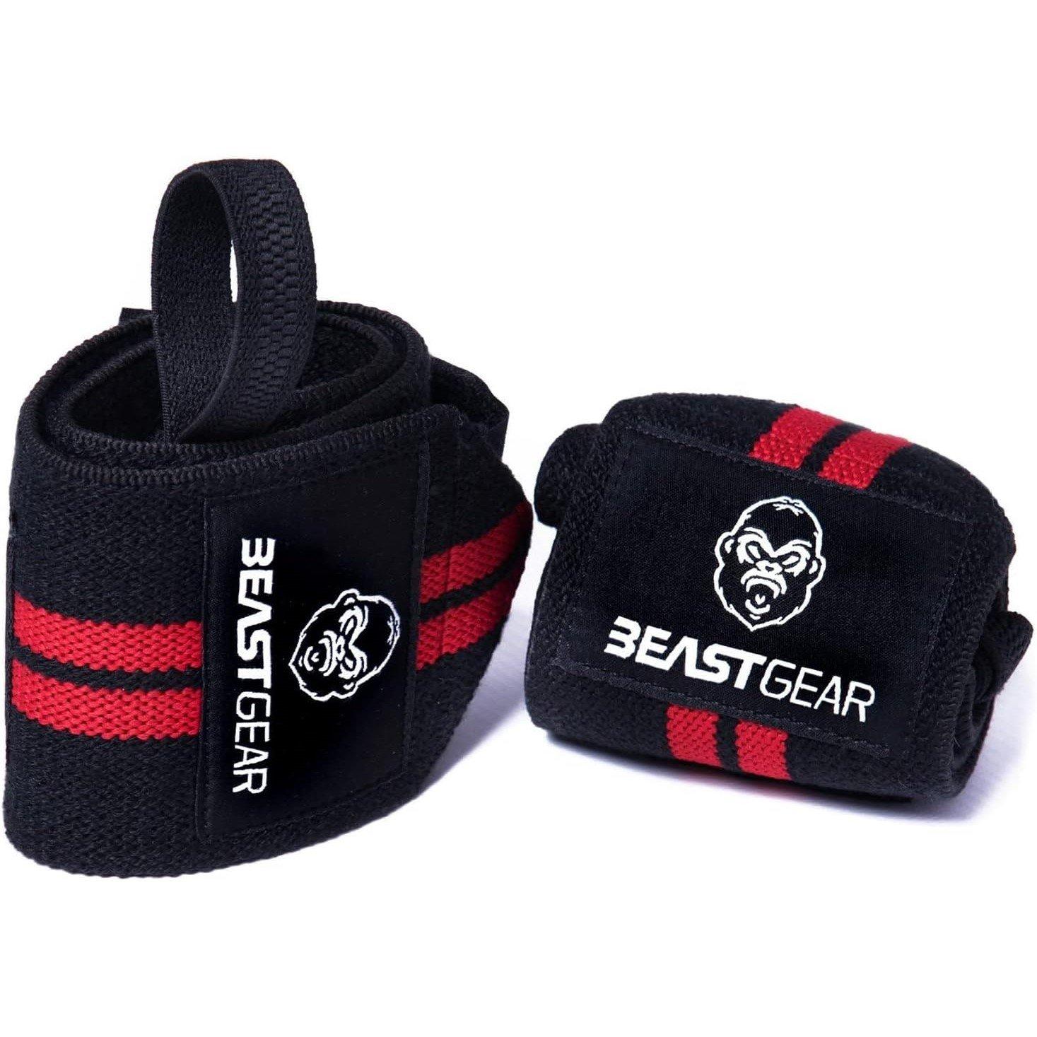 Black - Beast Gear - Unisex Adults G Wraps Wrist Supports - 2