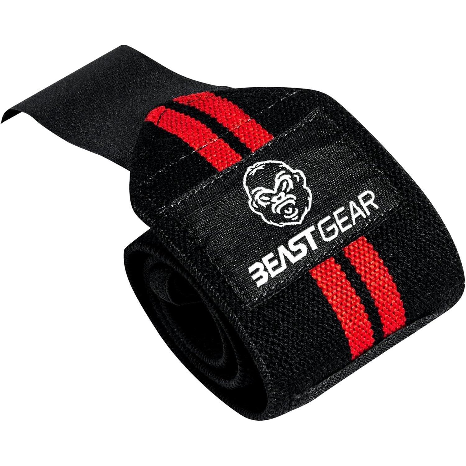 Black - Beast Gear - Unisex Adults G Wraps Wrist Supports - 3