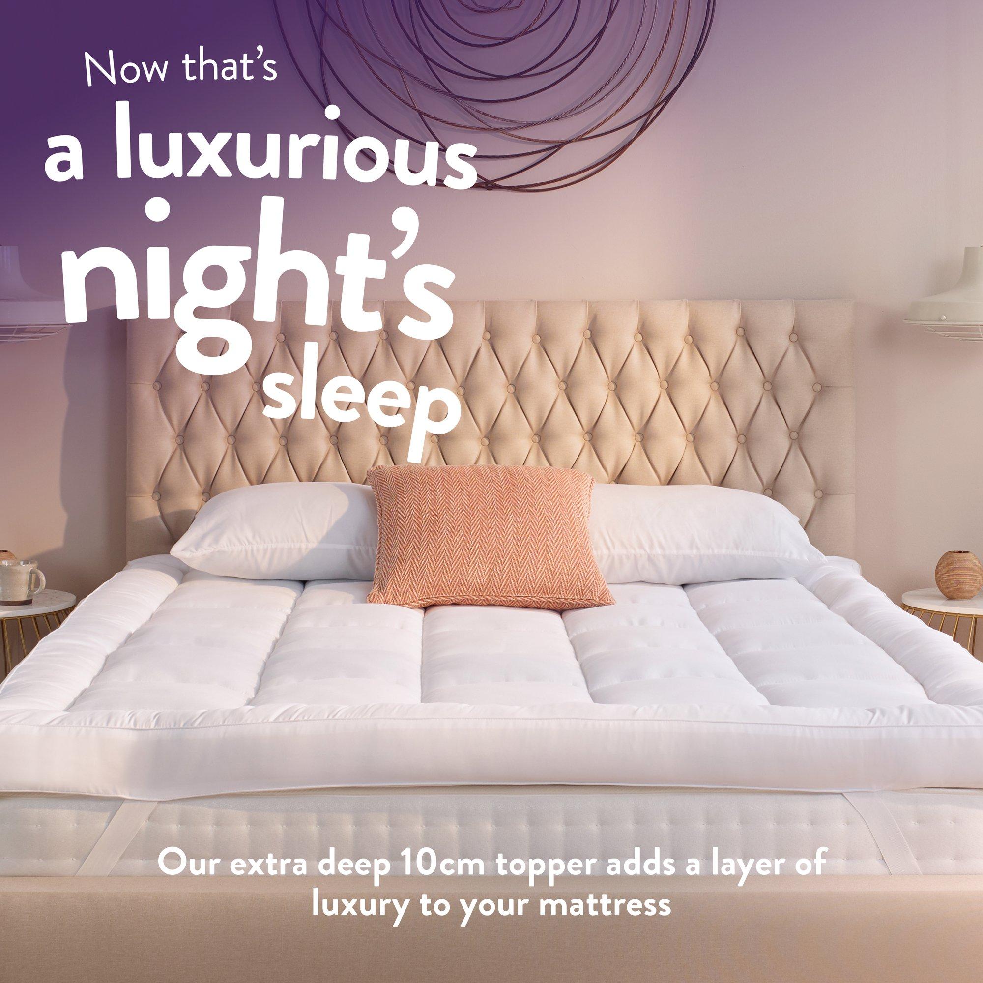 White - Slumberdown - Climate Control Mattress Topper - 2