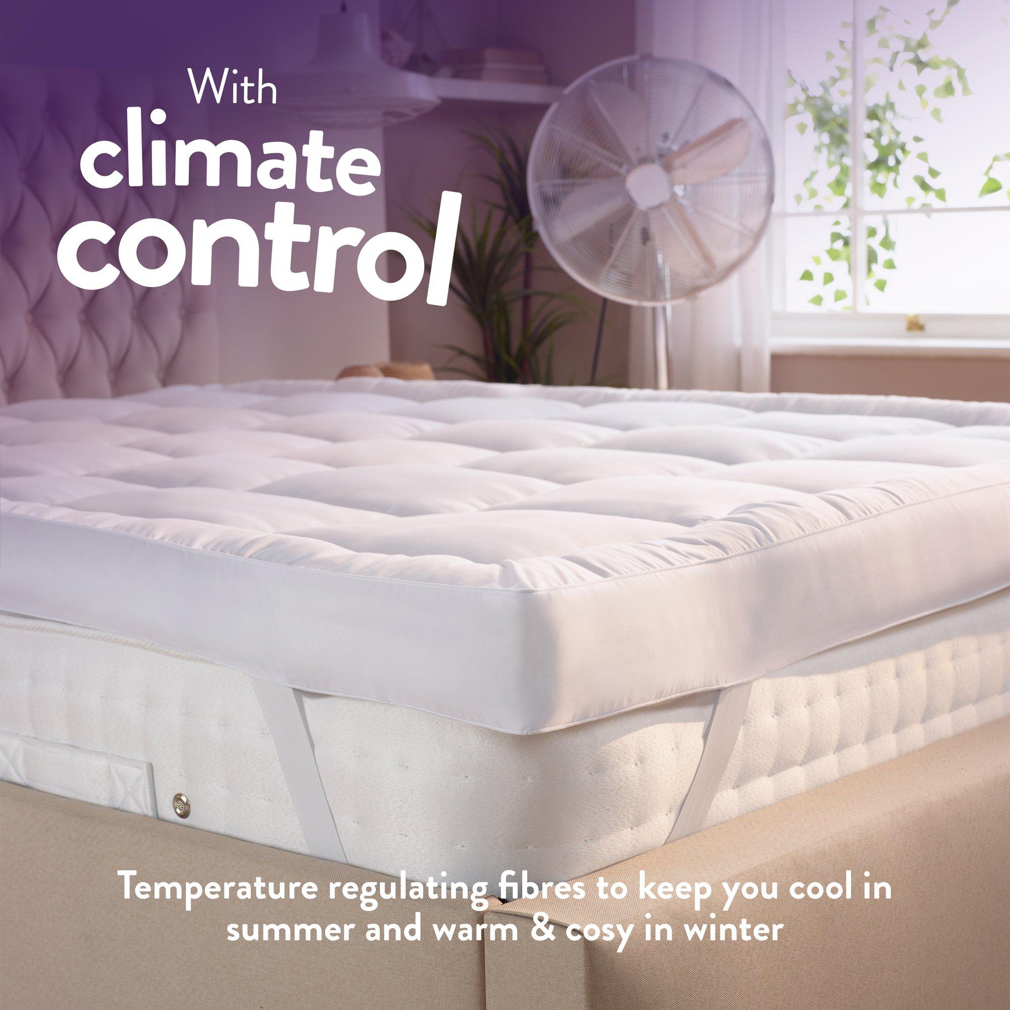 White - Slumberdown - Climate Control Mattress Topper - 3