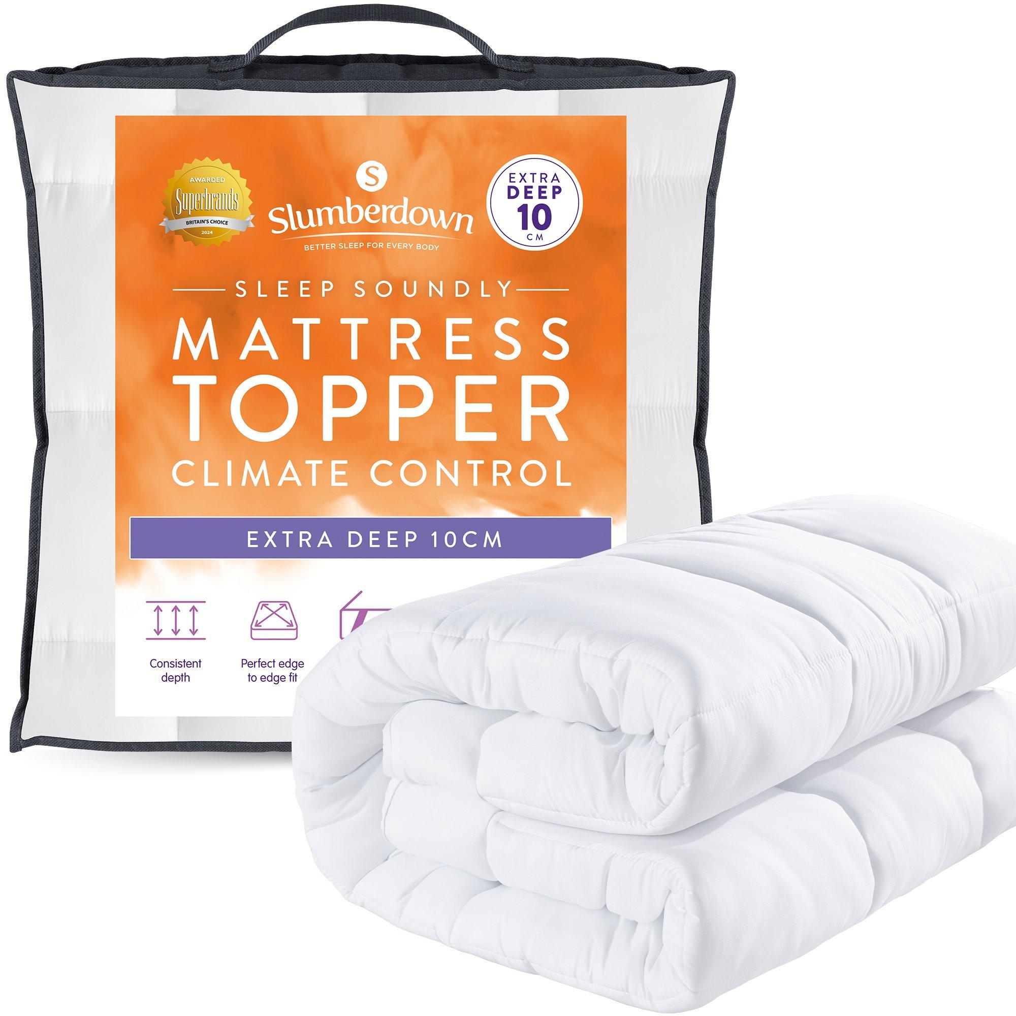 White - Slumberdown - Climate Control Mattress Topper - 7