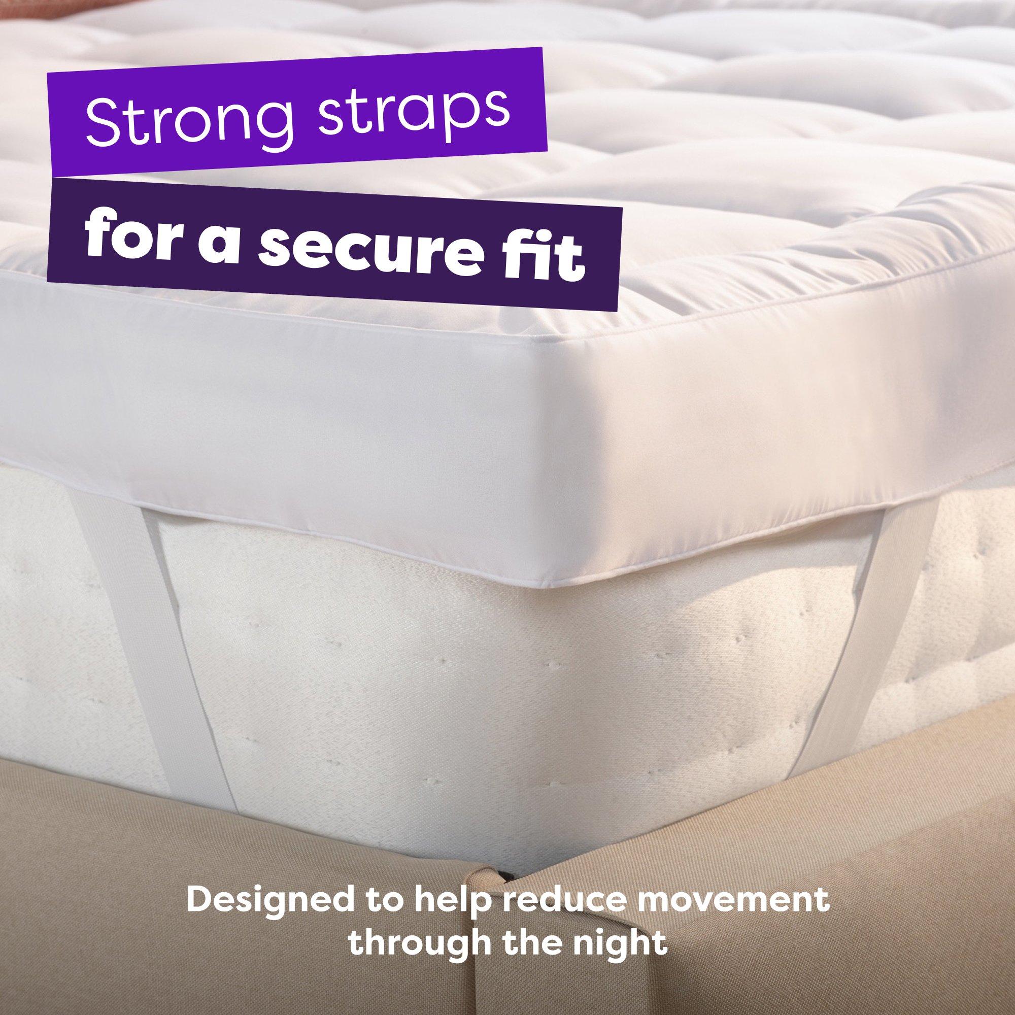 White - Slumberdown - Climate Control Mattress Topper - 8