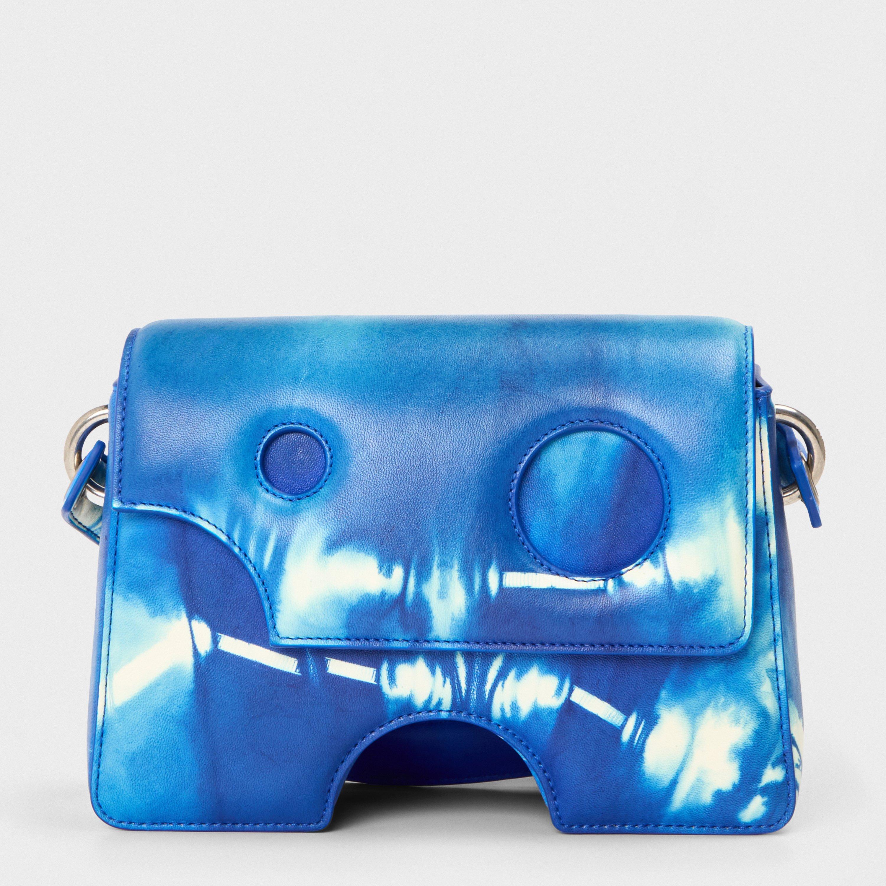 Blue - Off White - Women's Burrow Shoulder Bags - 1