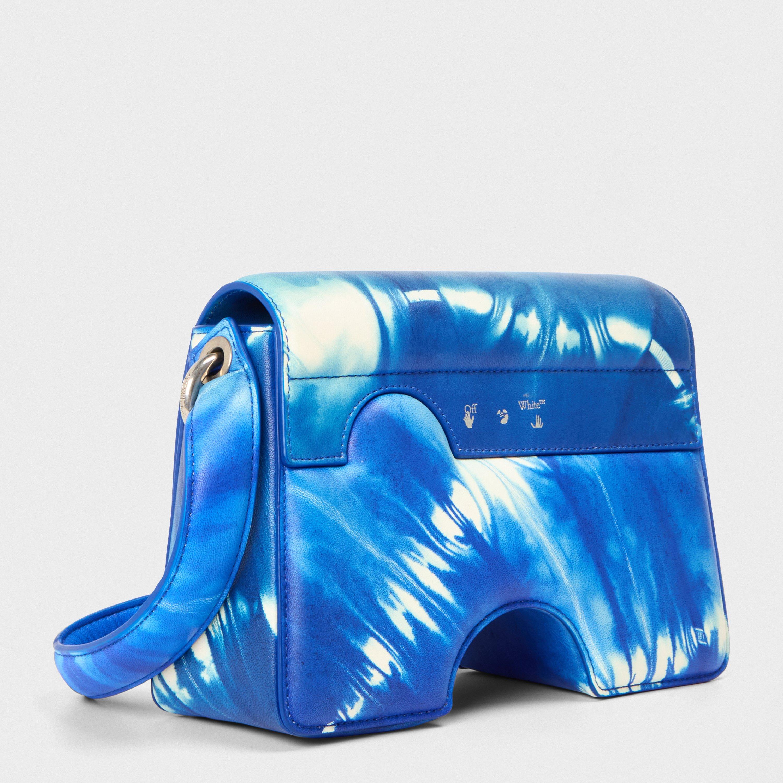 Blue - Off White - Women's Burrow Shoulder Bags - 2