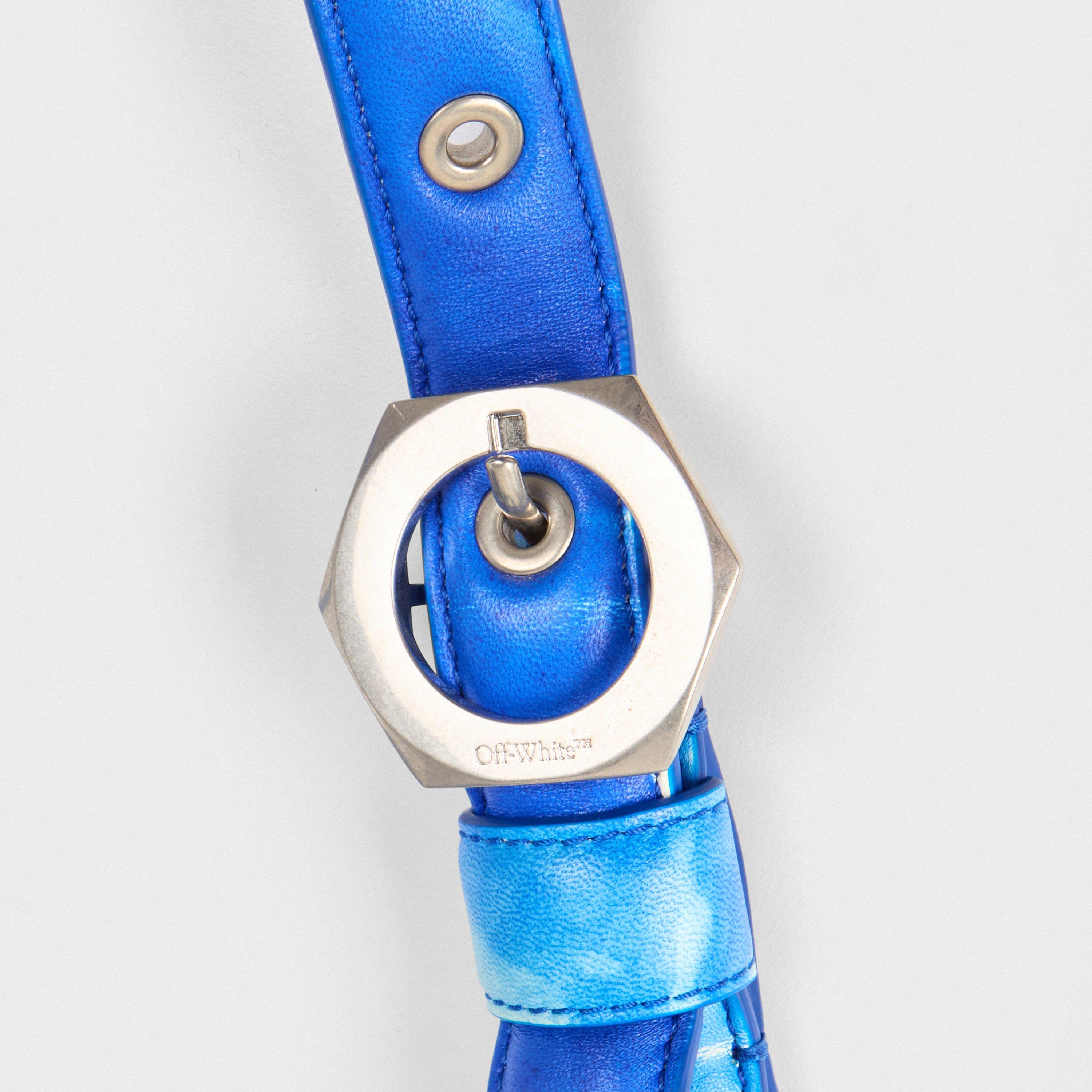 Blue - Off White - Women's Burrow Shoulder Bags - 3