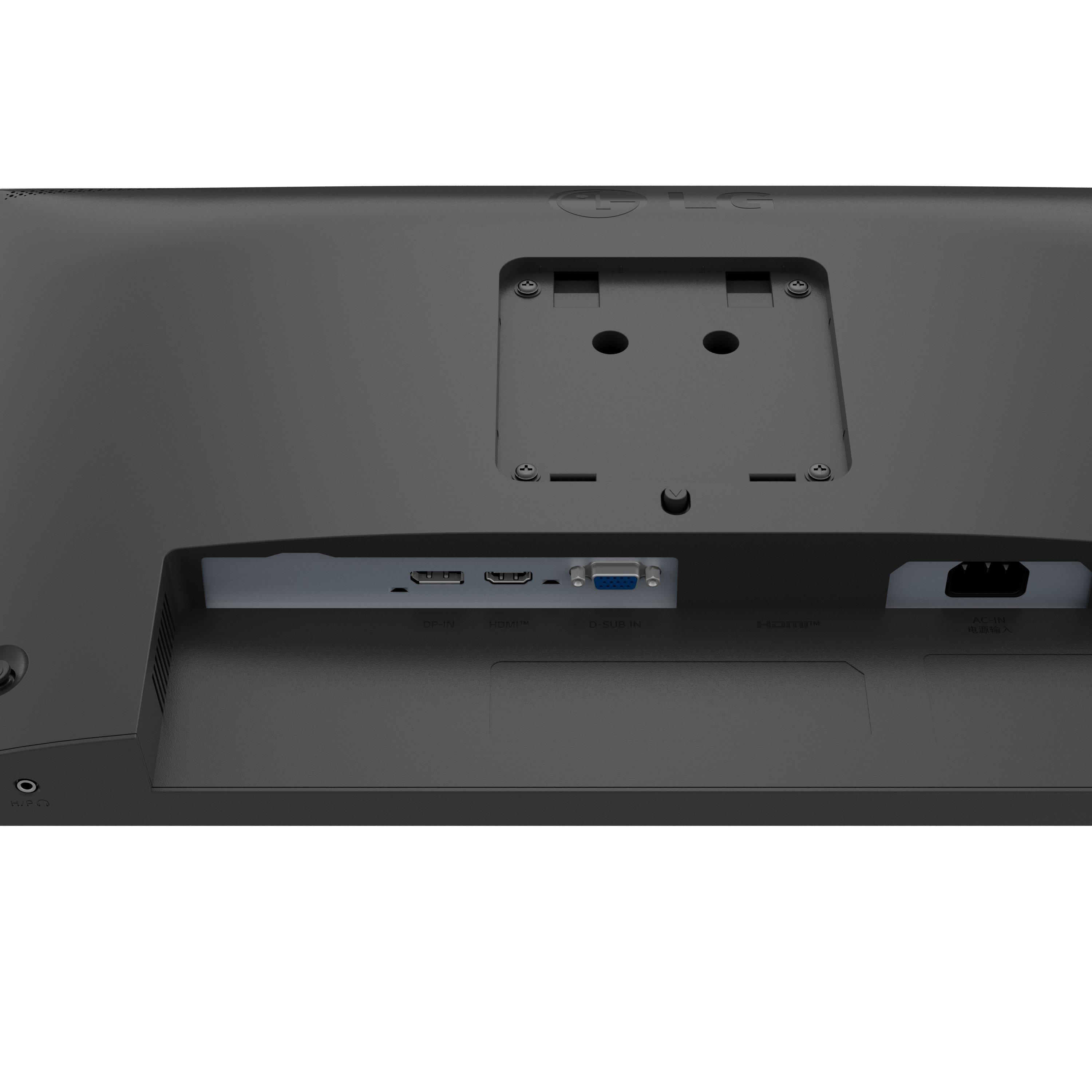 Black - LG - LG Monitor 24BA450 24 Inch FHD 1080p 100Hz 5ms Response Time IPS Panel - 7