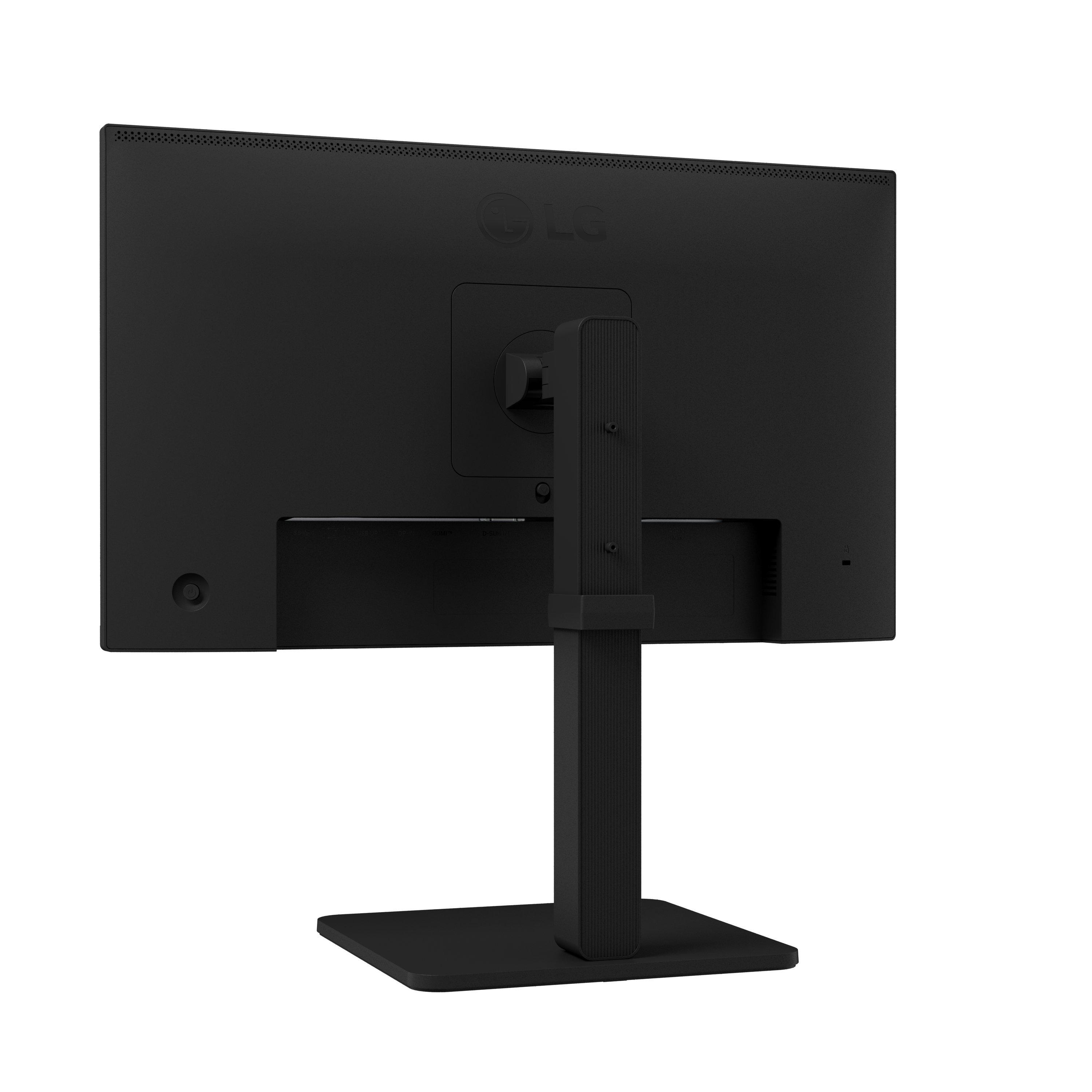 Black - LG - LG Monitor 24BA450 24 Inch FHD 1080p 100Hz 5ms Response Time IPS Panel - 9