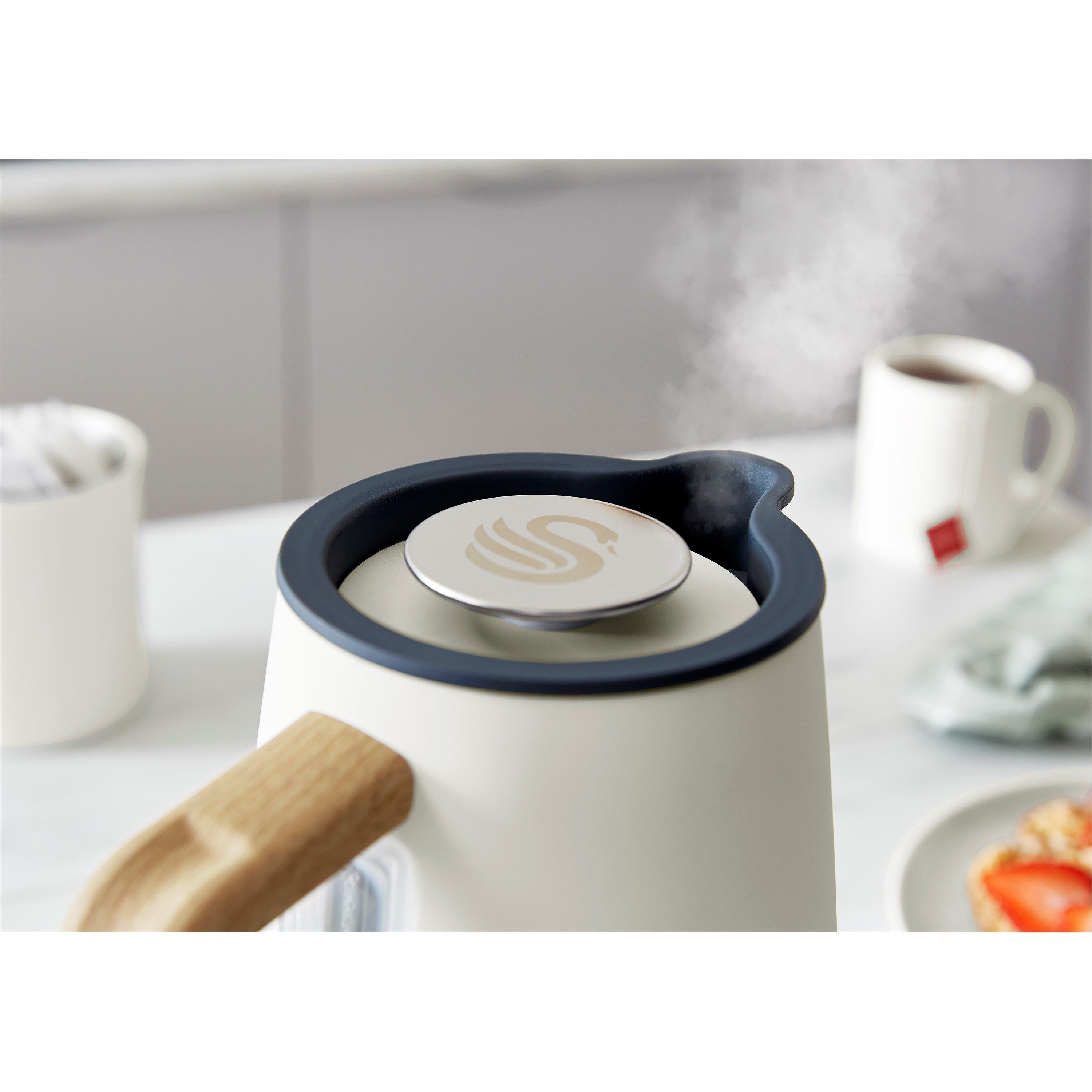 None - Swan - 1.7L Kettle, 4-Slice Toaster & 20L Microwave - 5