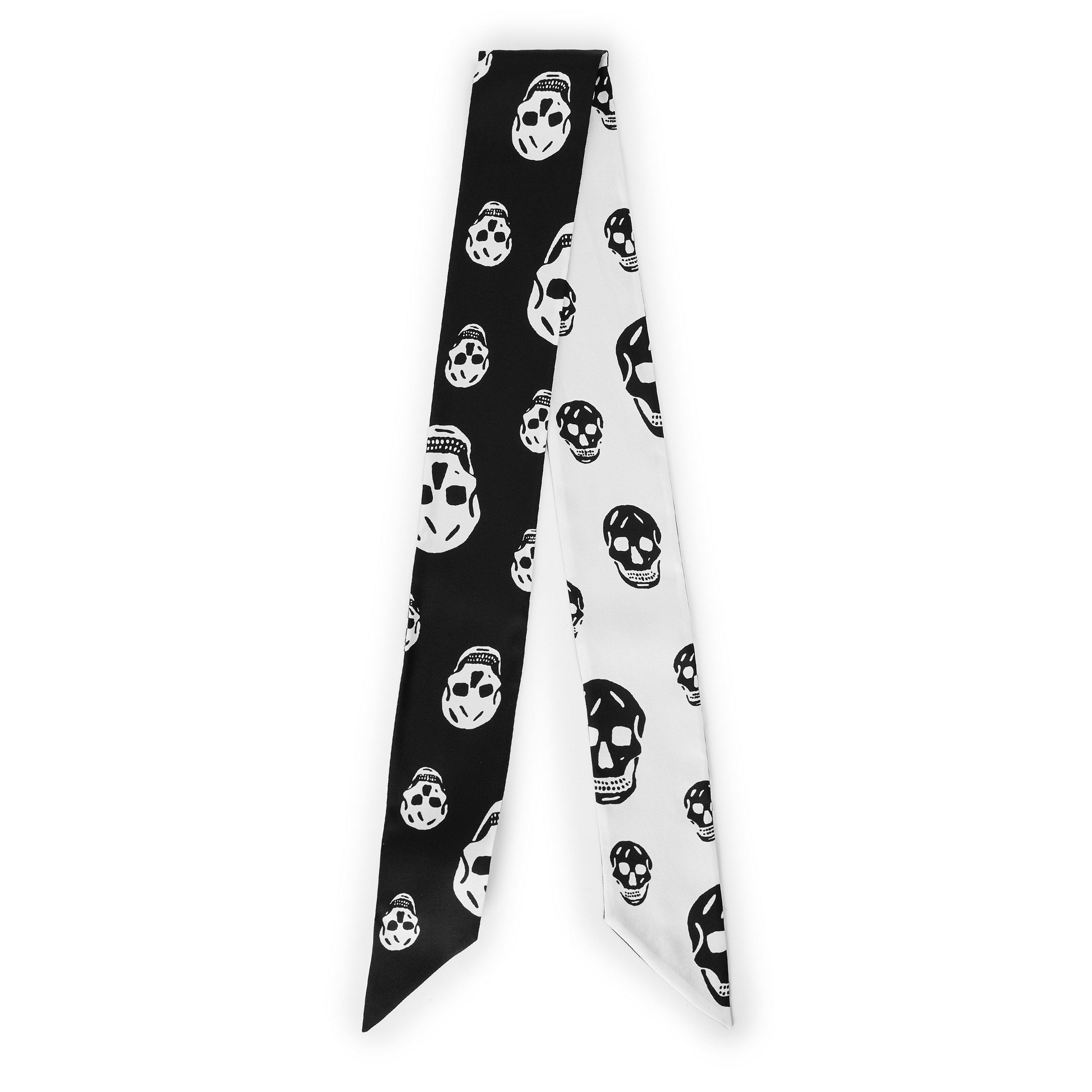 Alexander McQueen Women's Alex Skinny Silk Scarf | Flannels