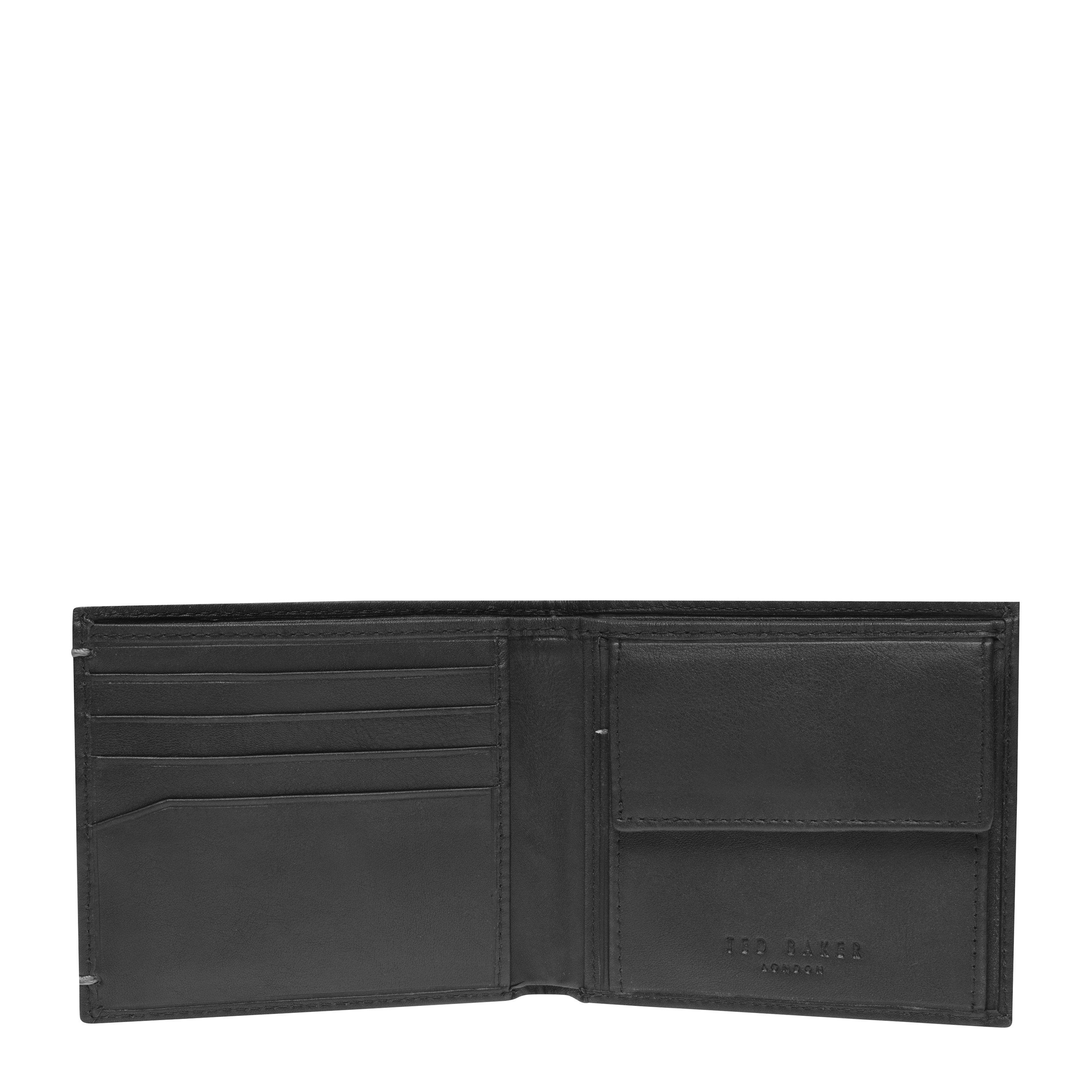 Black - Ted Baker - Men's Leather Billfold Wallet - 3