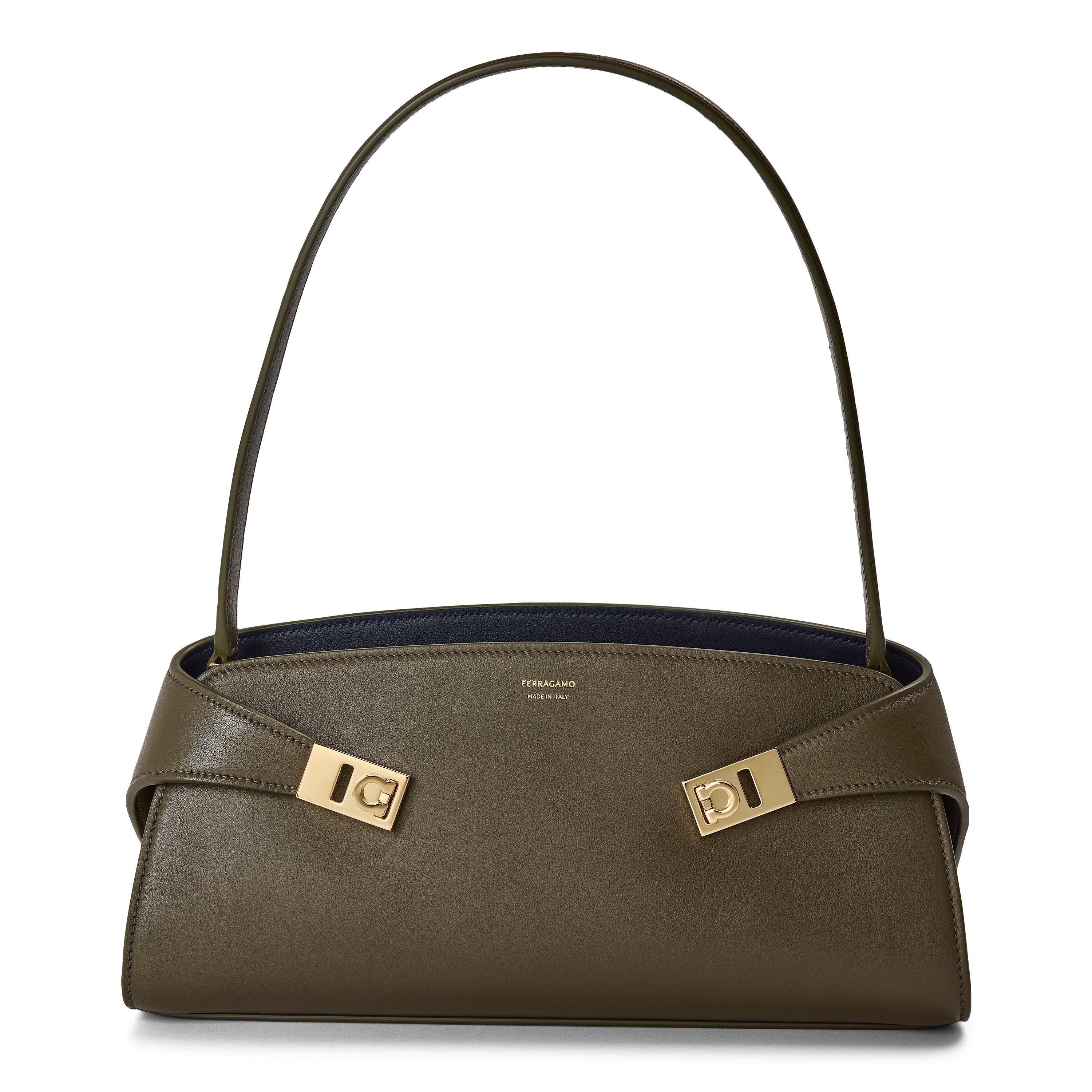 New Olive/Navy - Ferragamo - FG Hug SH EW Ld64 - 1