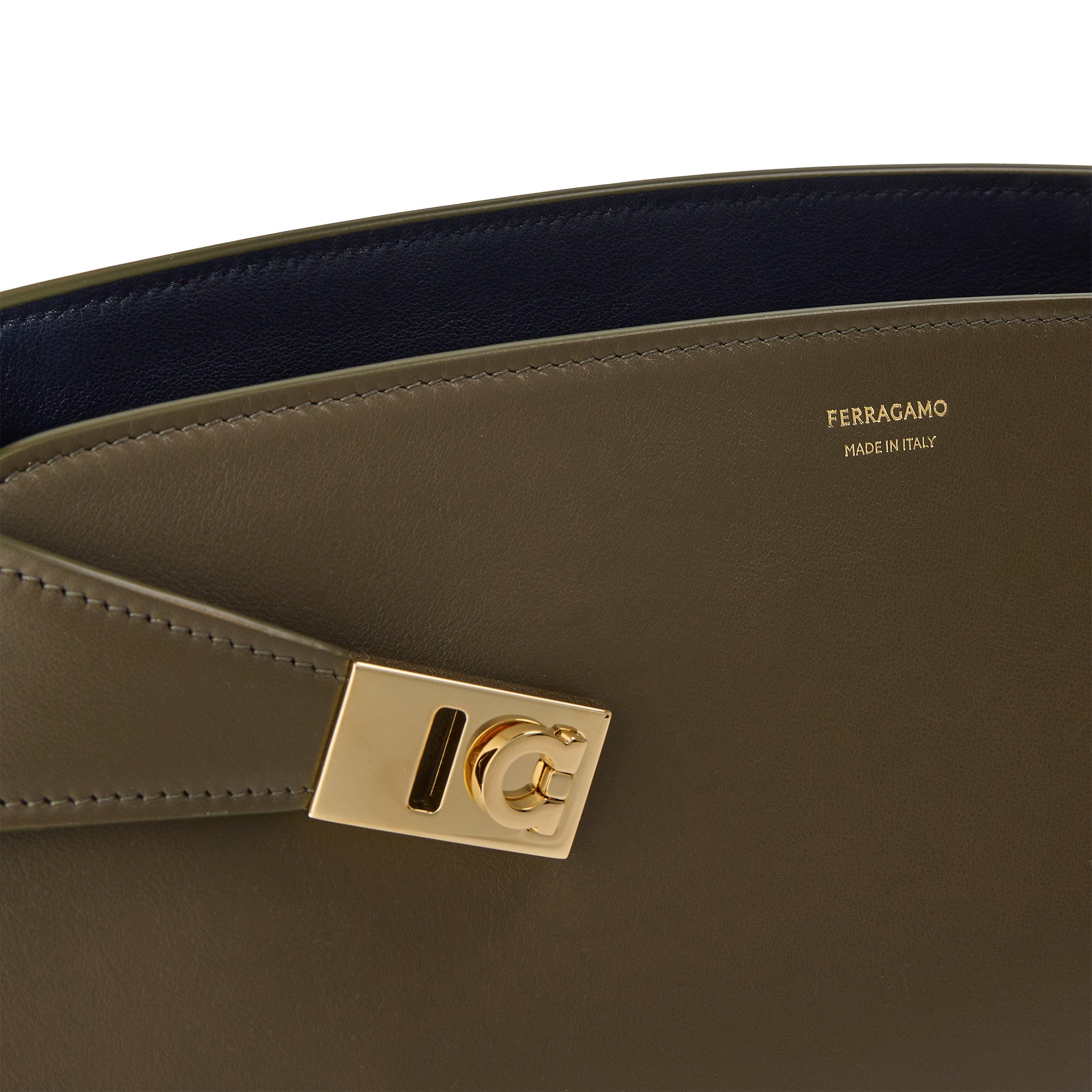 New Olive/Navy - Ferragamo - FG Hug SH EW Ld64 - 3