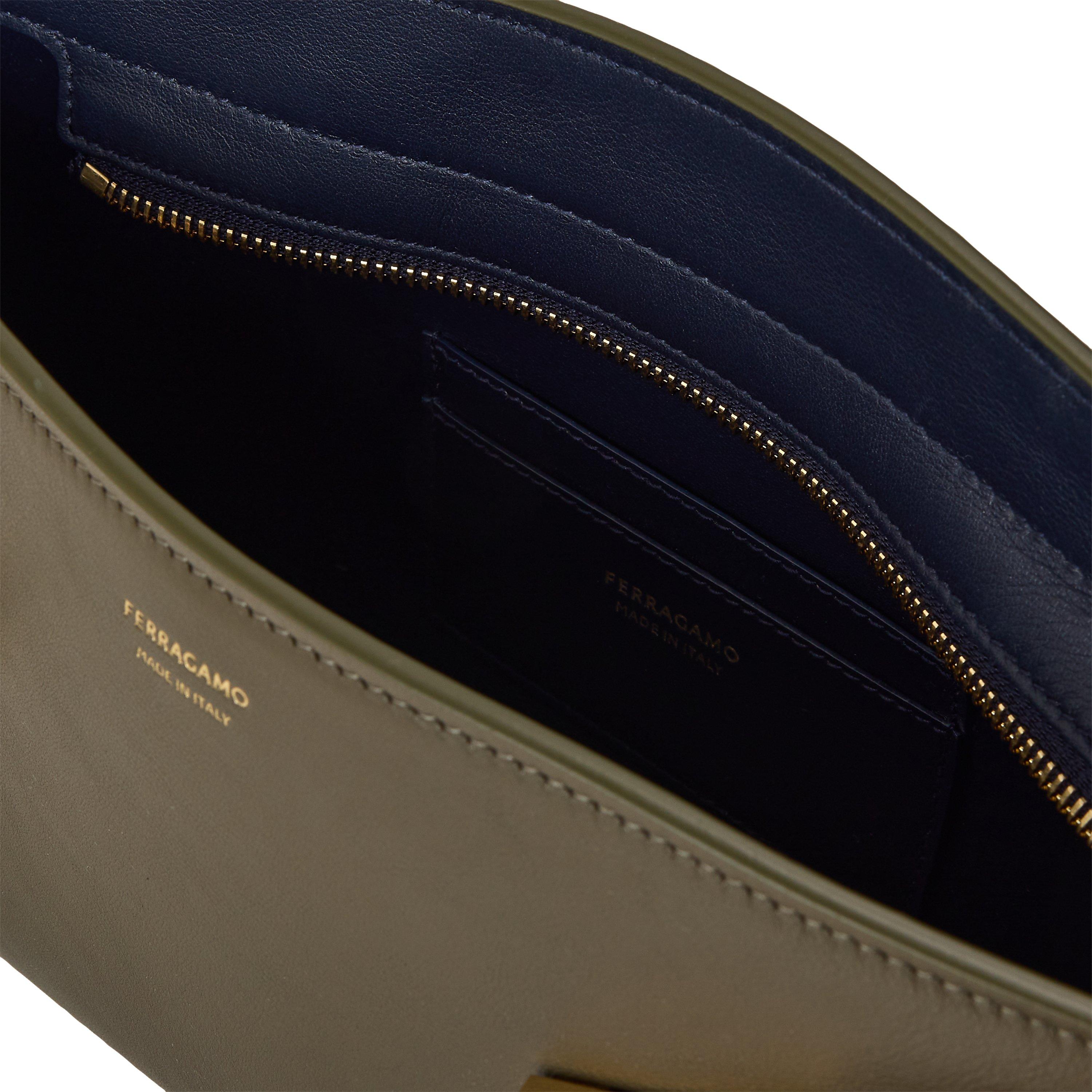 New Olive/Navy - Ferragamo - FG Hug SH EW Ld64 - 4