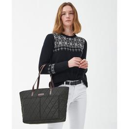 Barbour Quilted Tote Bag