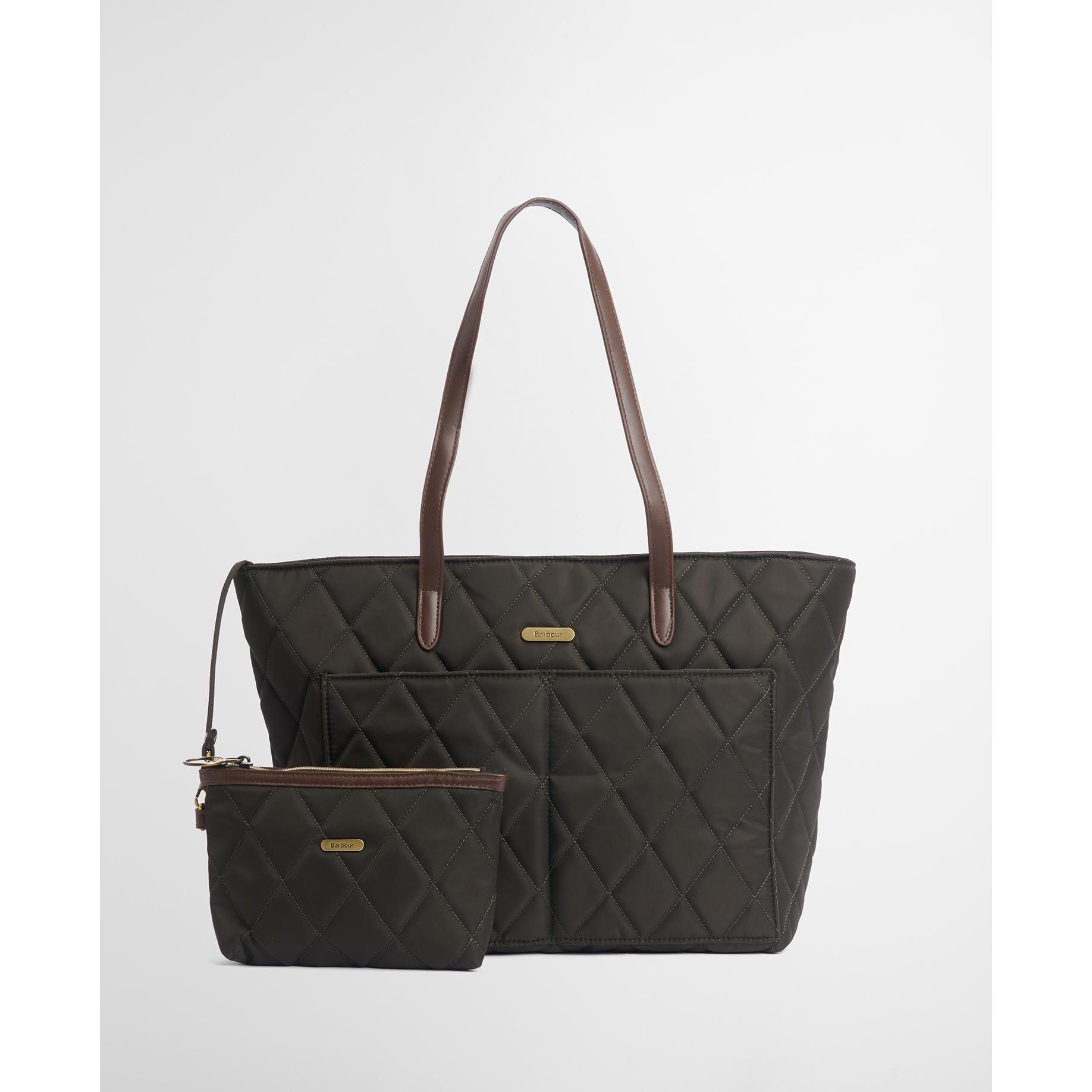 Barbour Women's Quilted Tote Bag - Olive