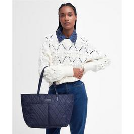 Barbour Quilted Tote Bag