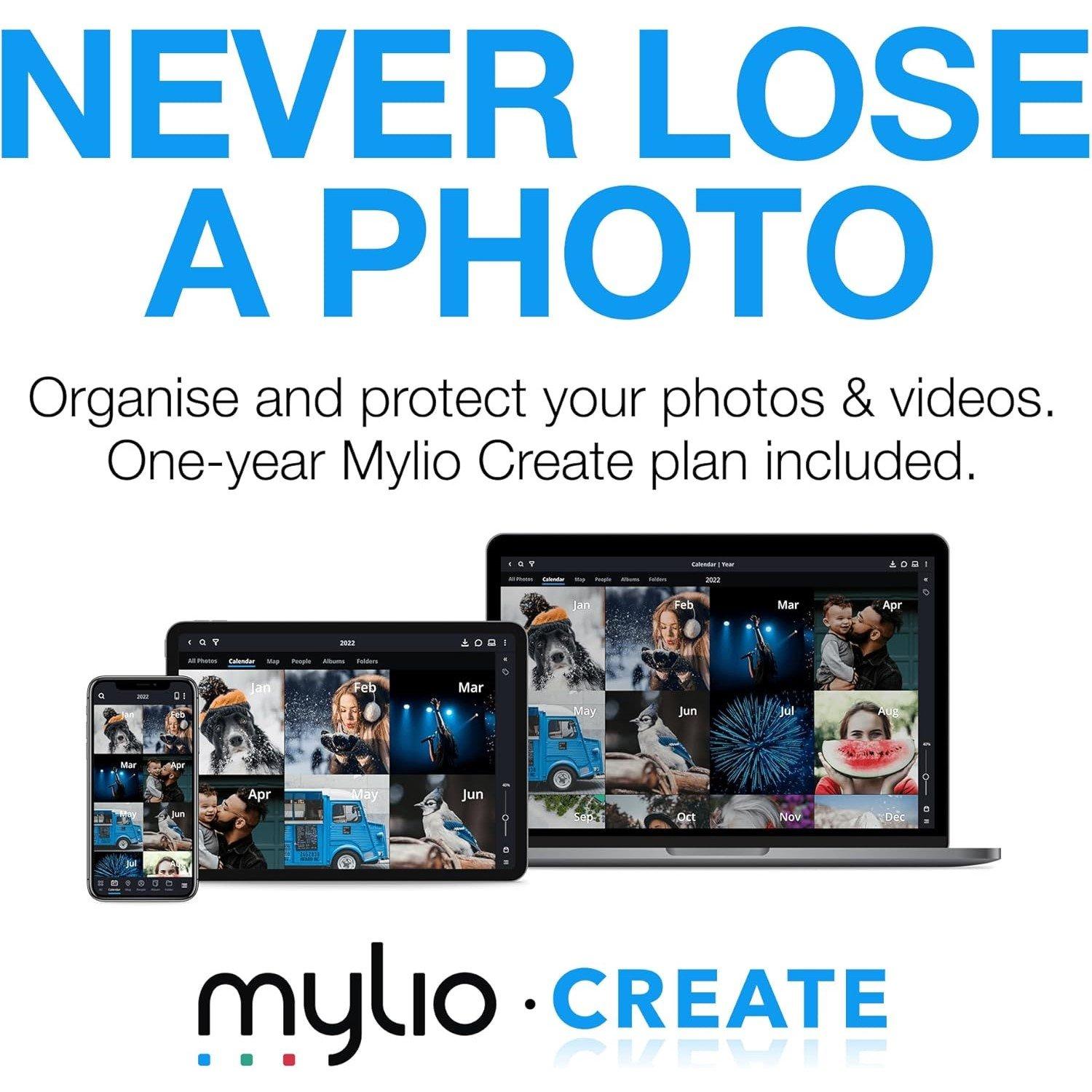 Zwart - Seagate - Compact 2TB SSD extern 1000MB/s USB 3.1 Typ C Dark Blue Data Rescue Service - 11