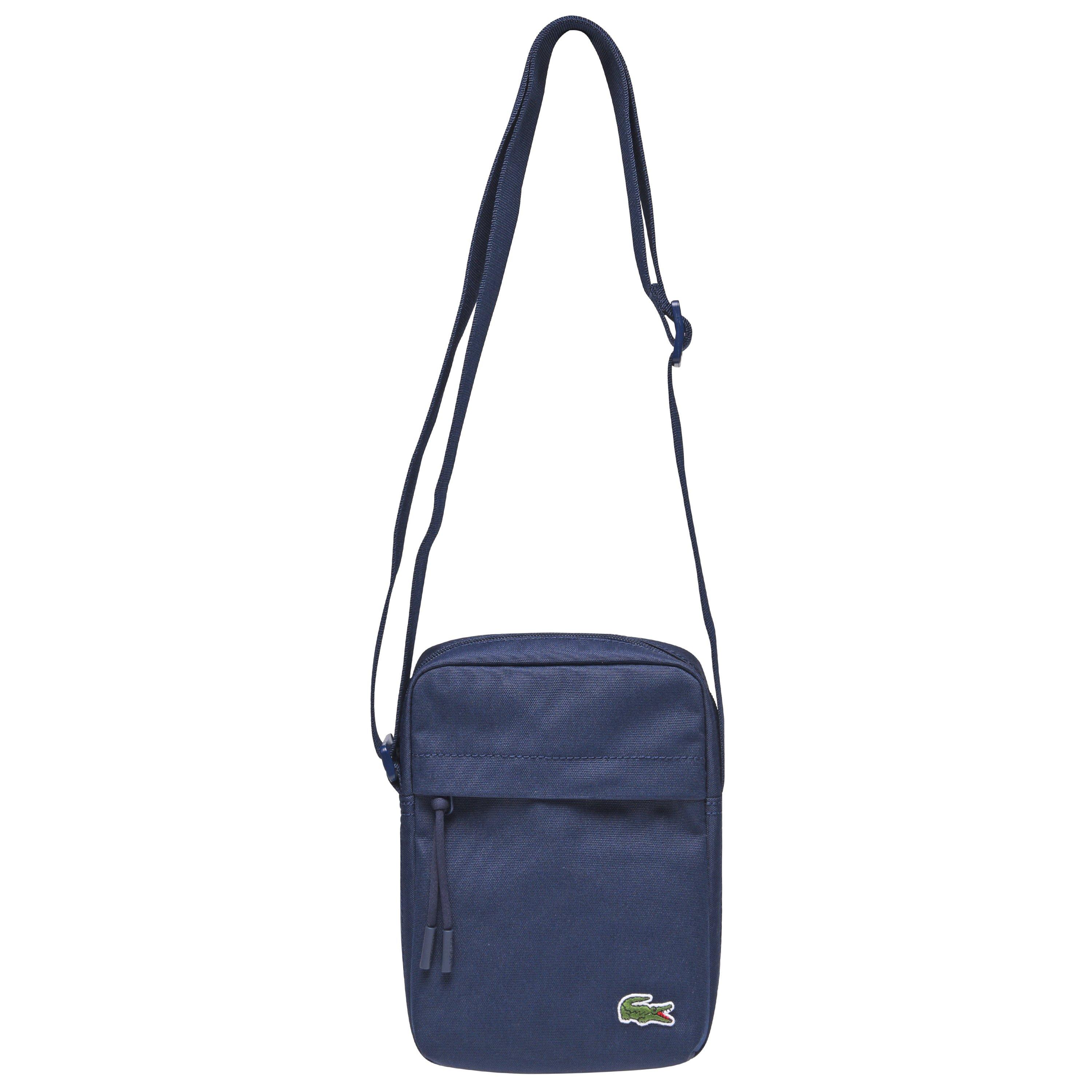 Navy L24 - Lacoste - Men's Vertical Cross Body Bag - 4