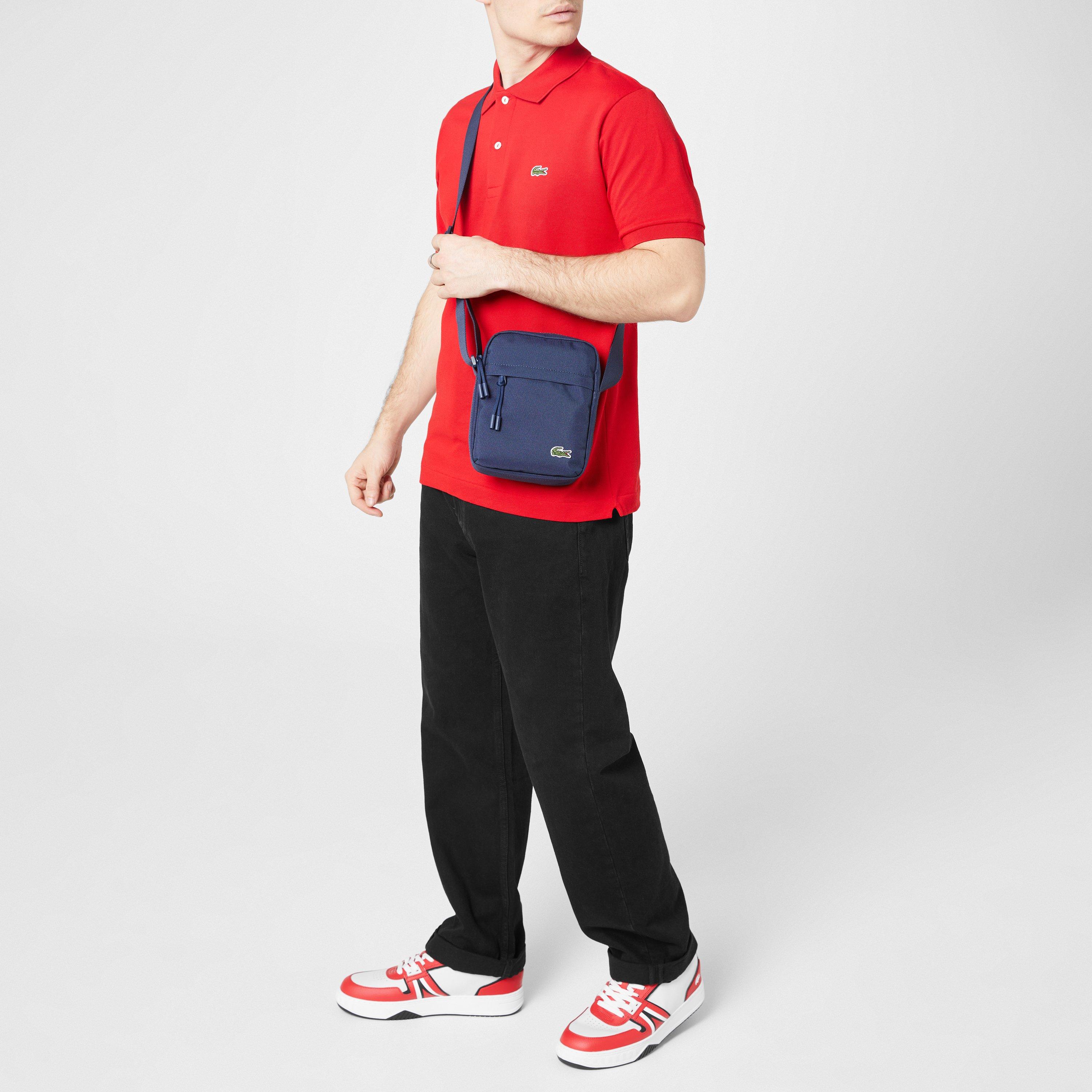 Navy L24 - Lacoste - Men's Vertical Cross Body Bag - 7