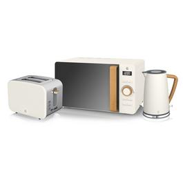 Swan Swan 1.7L Kettle, 2-Slice Toaster & 20L Microwave