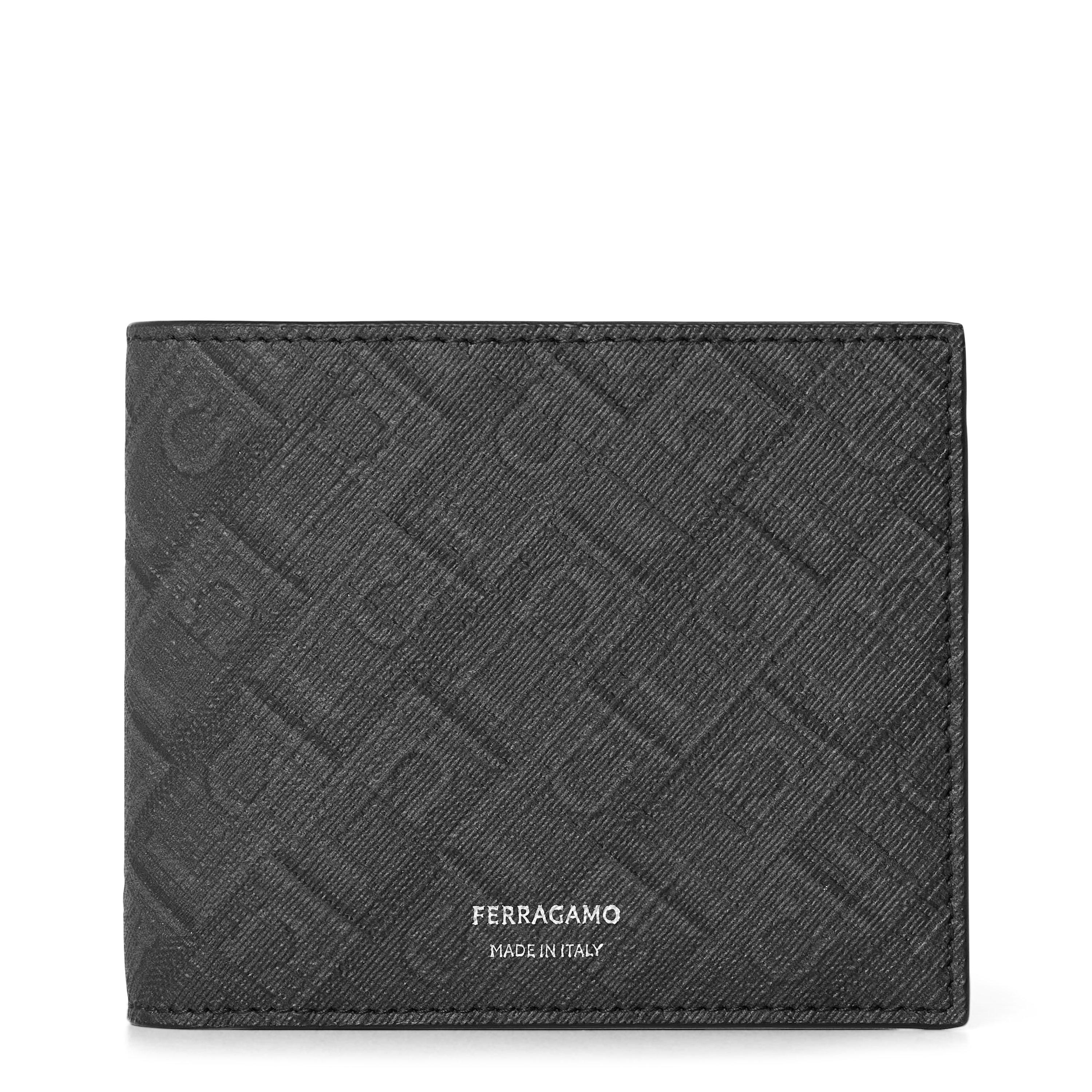 Nero/Grigio - Ferragamo - FG Monogram Billfold Sn63 - 1