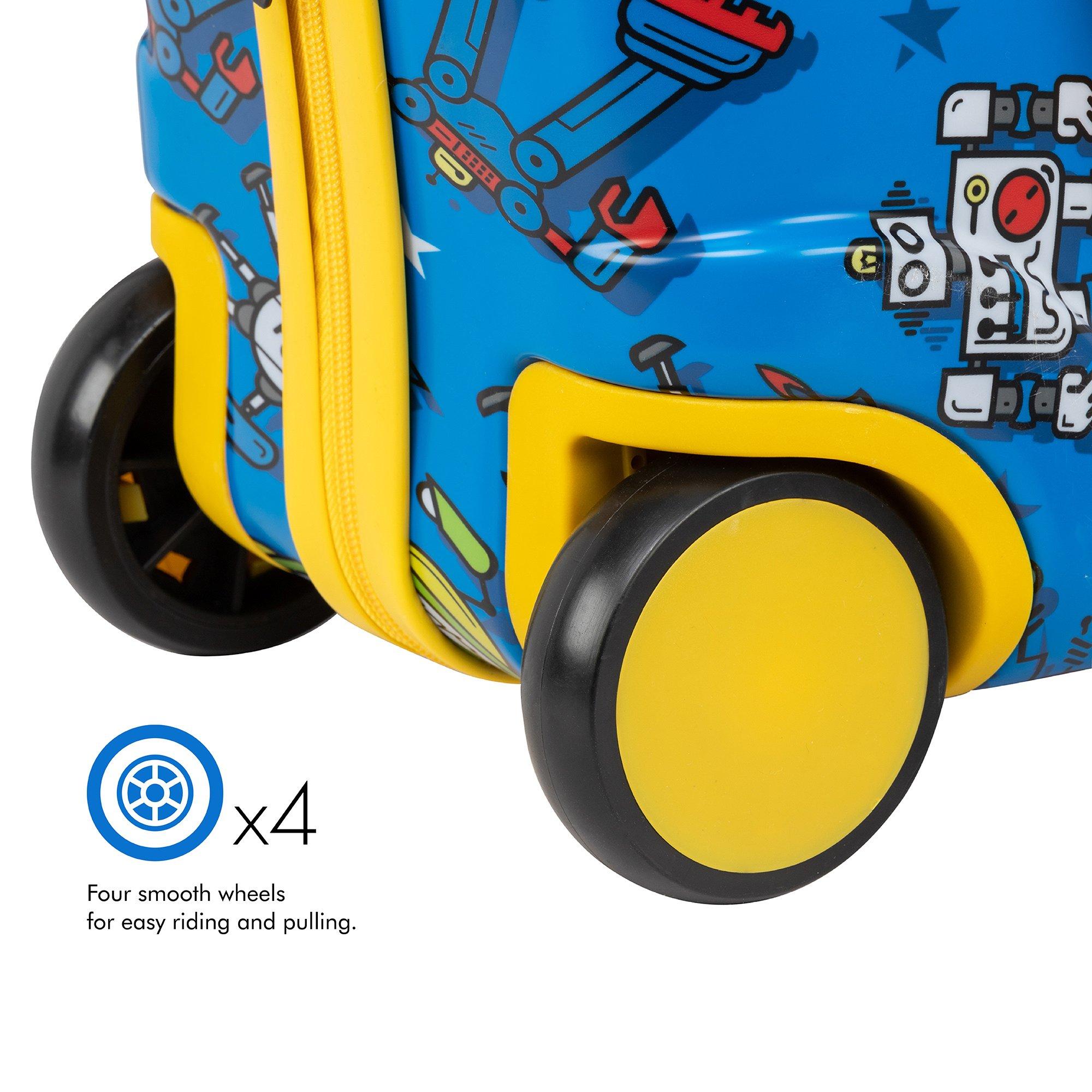 Blue - Star - Wheelie Case - 8