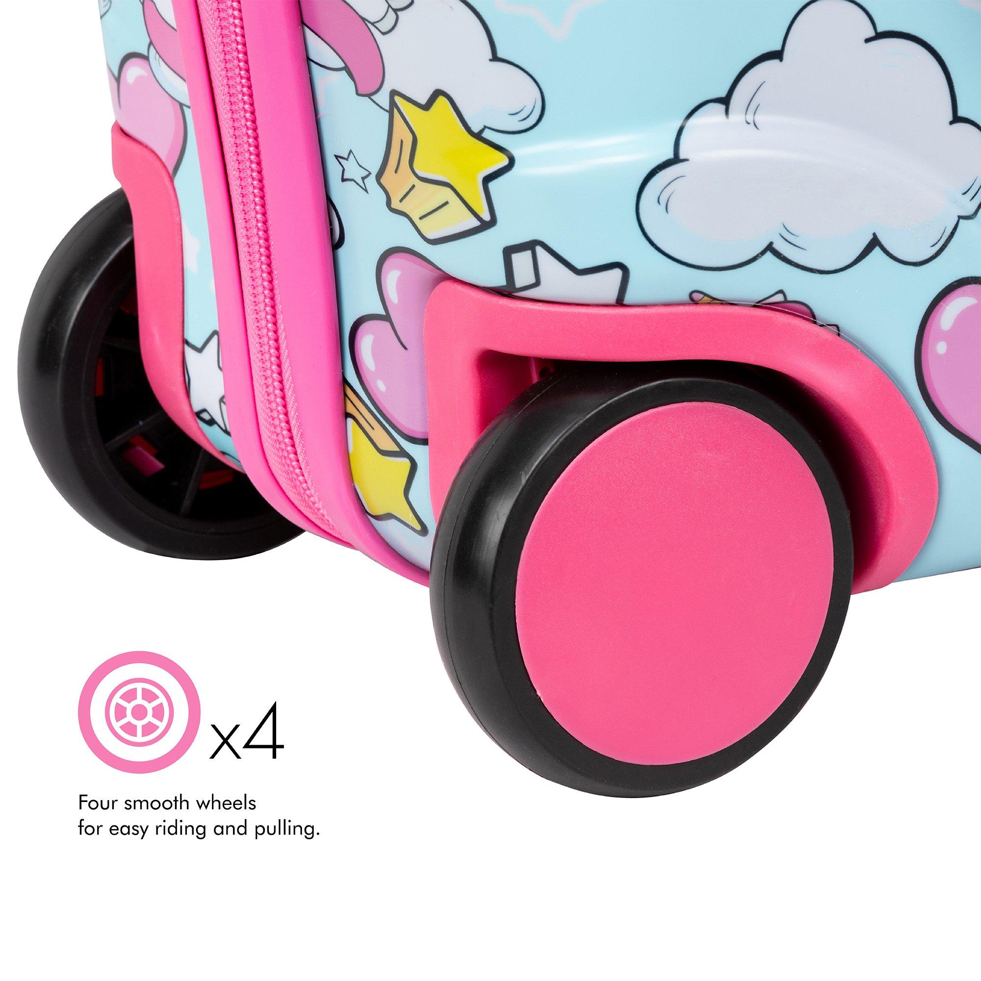 Pink - Star - Wheelie Case - 8