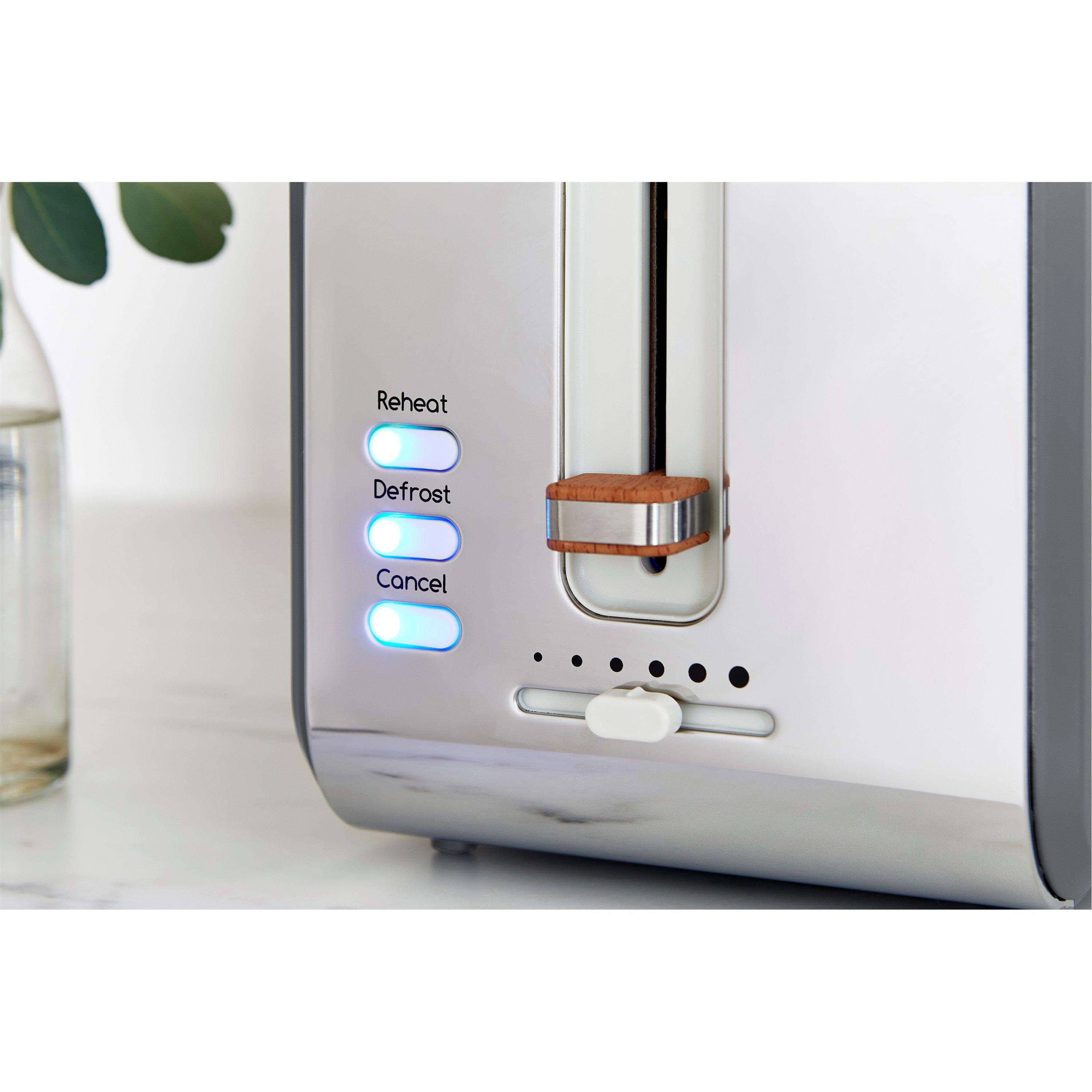 None - Swan - Nordic 1.7L Kettle and 2-Slice Toaster - 4