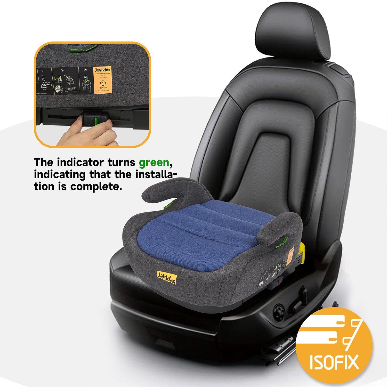 Blue - JoviKids - JoviKids Ohho Booster Car Seat - Blue - 4