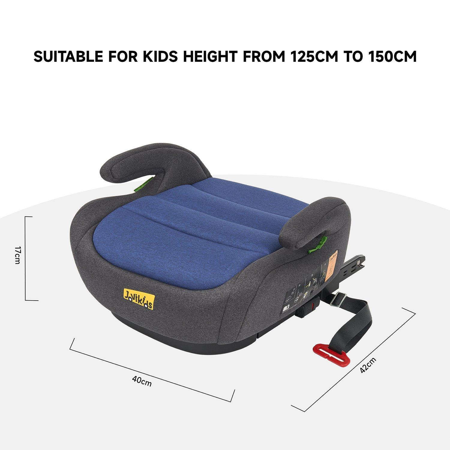 Blue - JoviKids - JoviKids Ohho Booster Car Seat - Blue - 7