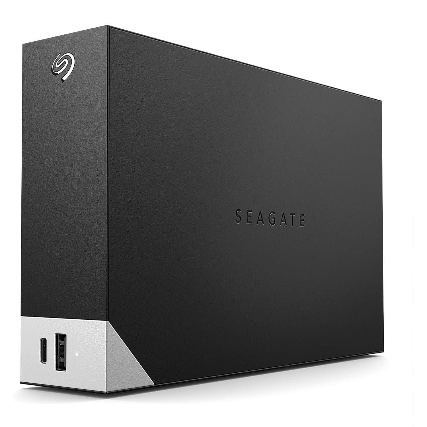 Zwart - Seagate - Touch Hub 20TB External HDD – USB-C & USB 3.0 port for Desktop Workstation Laptops & Mac - 5