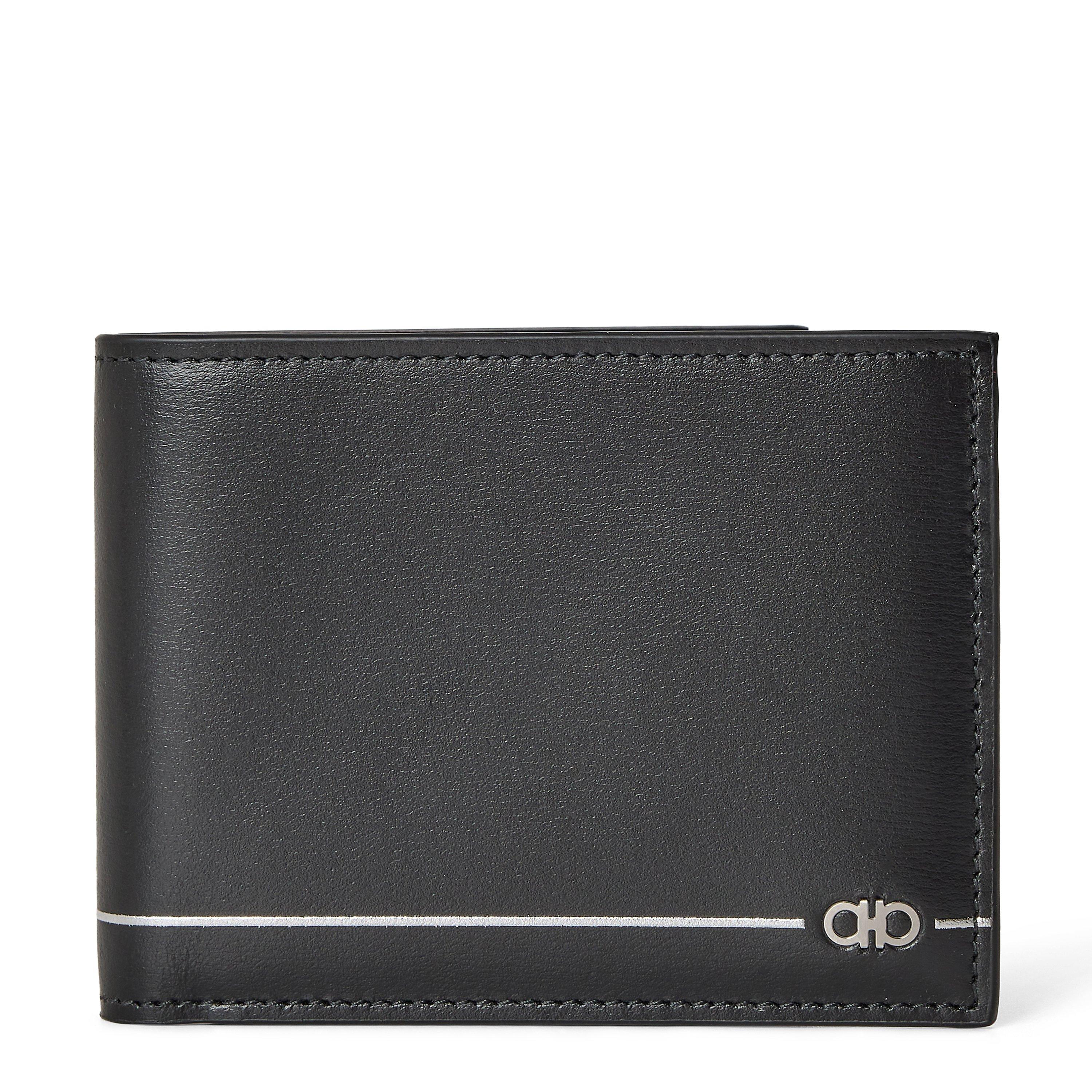 Ferragamo FG Stripe Bilfold Sn63 - Nero